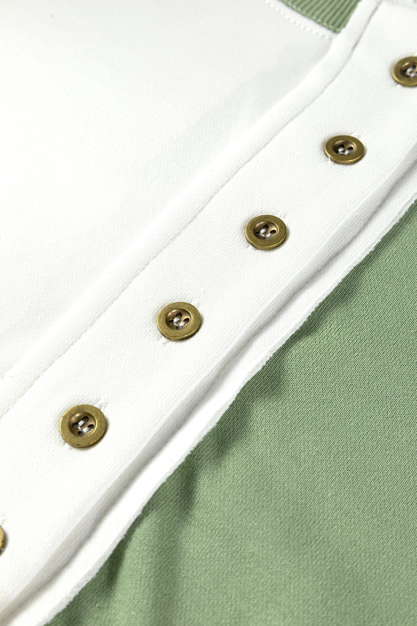 Color black Colorblock Henley High Low Oversize Sweatshirt-Tops/Sweatshirts & Hoodies-[Adult]-[Female]-2022 Online Blue Zone Planet