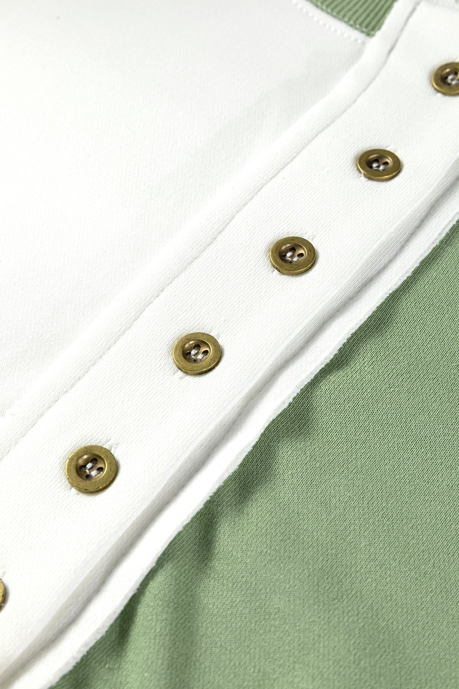 Color black Colorblock Henley High Low Oversize Sweatshirt-Tops/Sweatshirts & Hoodies-[Adult]-[Female]-2022 Online Blue Zone Planet