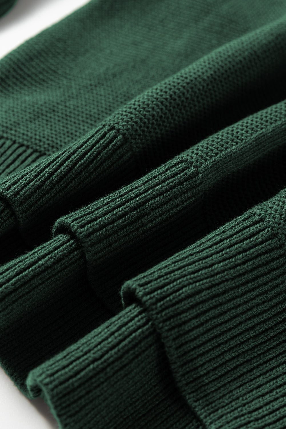 Mist Green Solid Color Front Seam Drop Shoulder Loose Sweater-TOPS / DRESSES-[Adult]-[Female]-2022 Online Blue Zone Planet