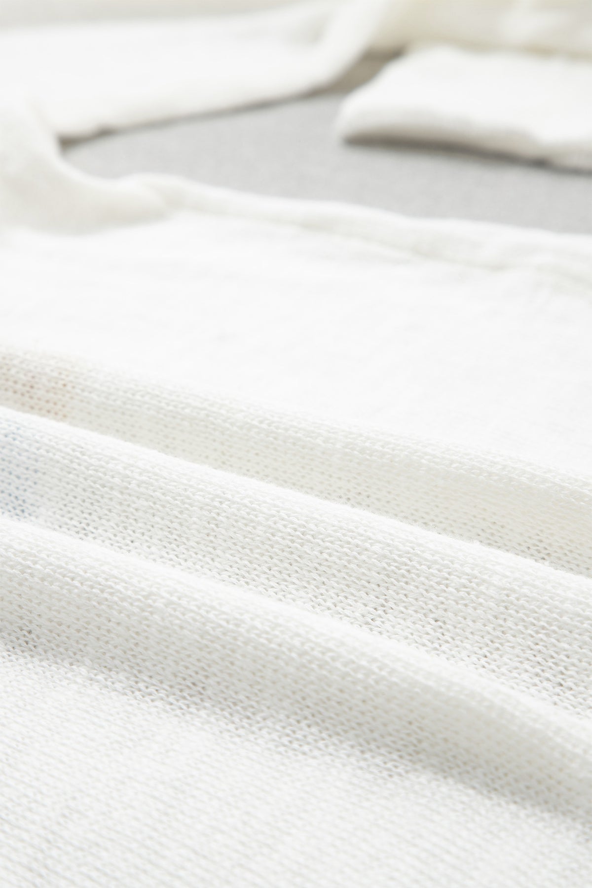 White V Neck Lightweight Knit BEACH SIDE Shift Tunic Sweater-Sweaters & Cardigans/Sweaters-[Adult]-[Female]-2022 Online Blue Zone Planet