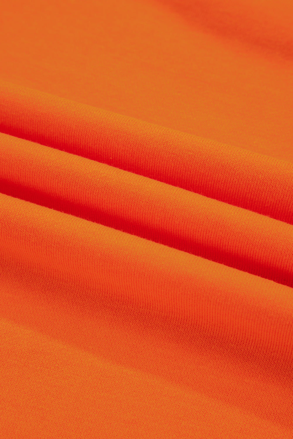 Orange Varsity Stripe Detail Drop Shoulder Pullover Mini Skirt Set-Two Piece Sets/Two Piece Dresses-[Adult]-[Female]-2022 Online Blue Zone Planet