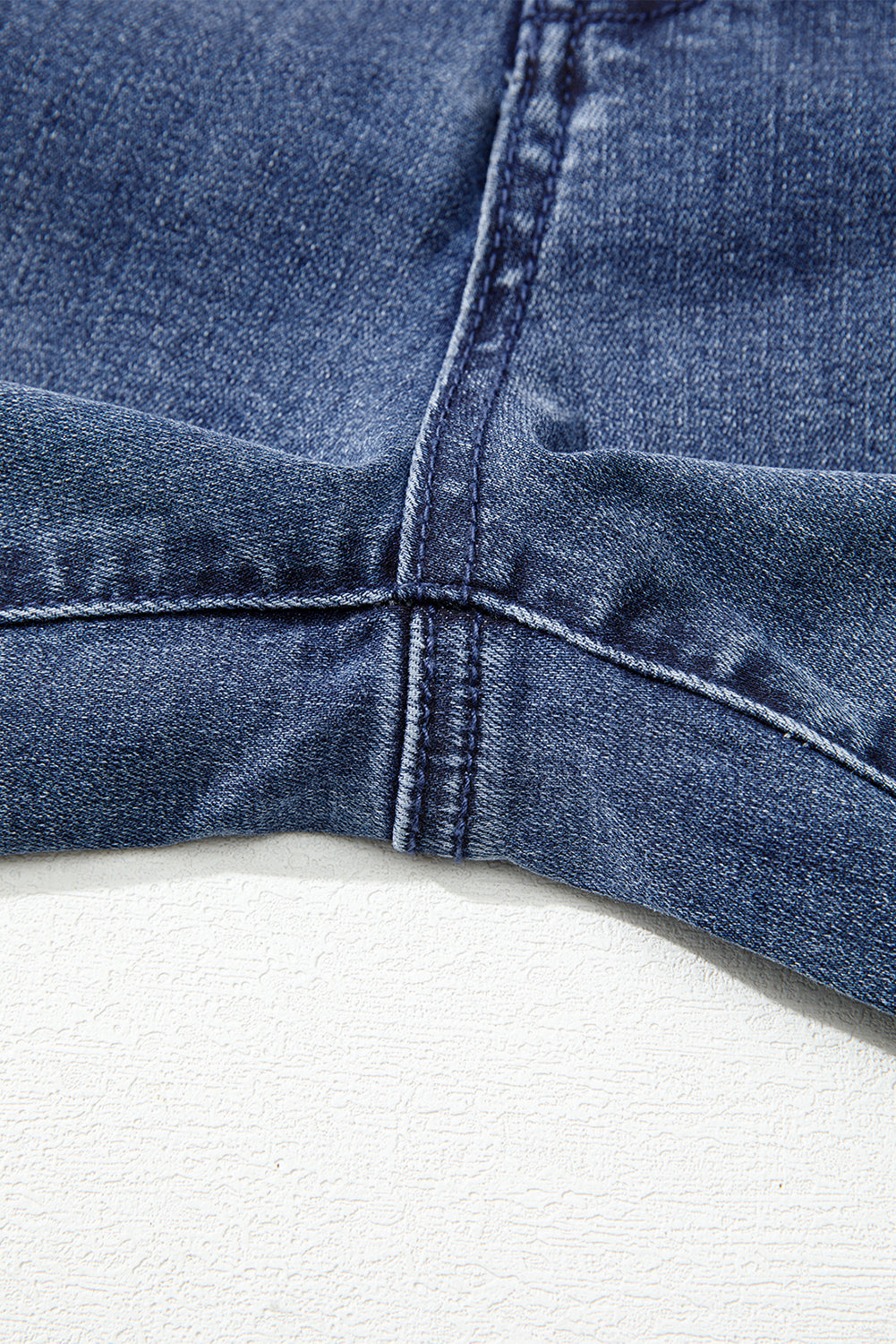 Dirty blue High Waist Button Zip Fly Bell Bottom Jeans-Bottoms/Jeans-[Adult]-[Female]-2022 Online Blue Zone Planet