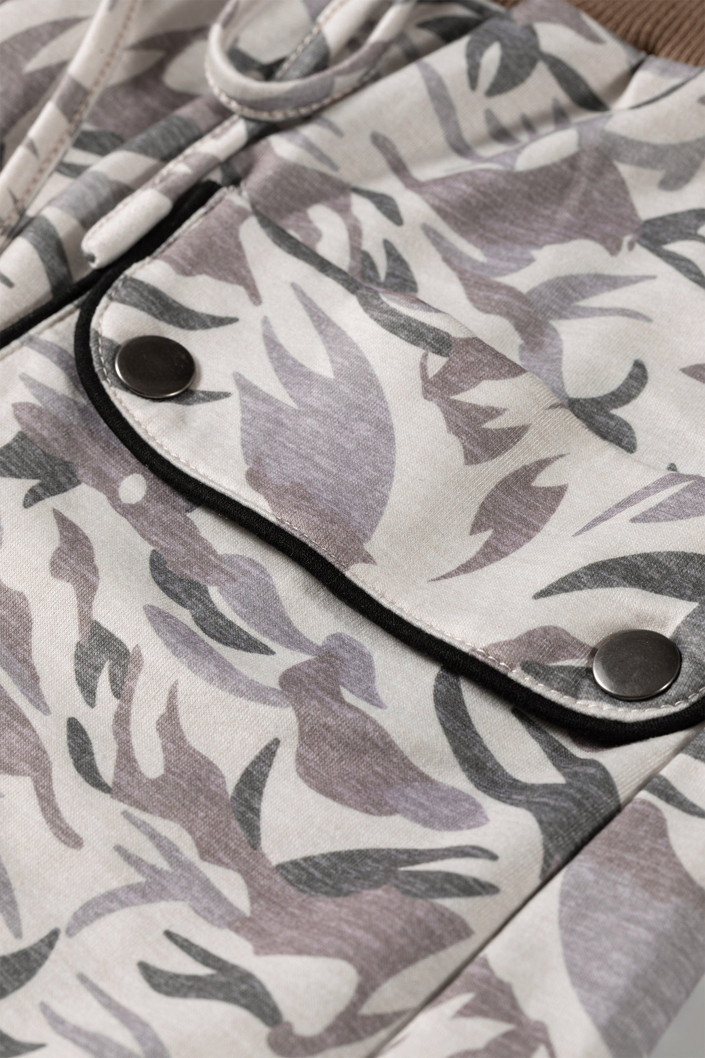 Multicolour Drawstring Contrast Waistband Camouflage Cargo Barrel Pants-Bottoms/Pants & Culotte-[Adult]-[Female]-2022 Online Blue Zone Planet