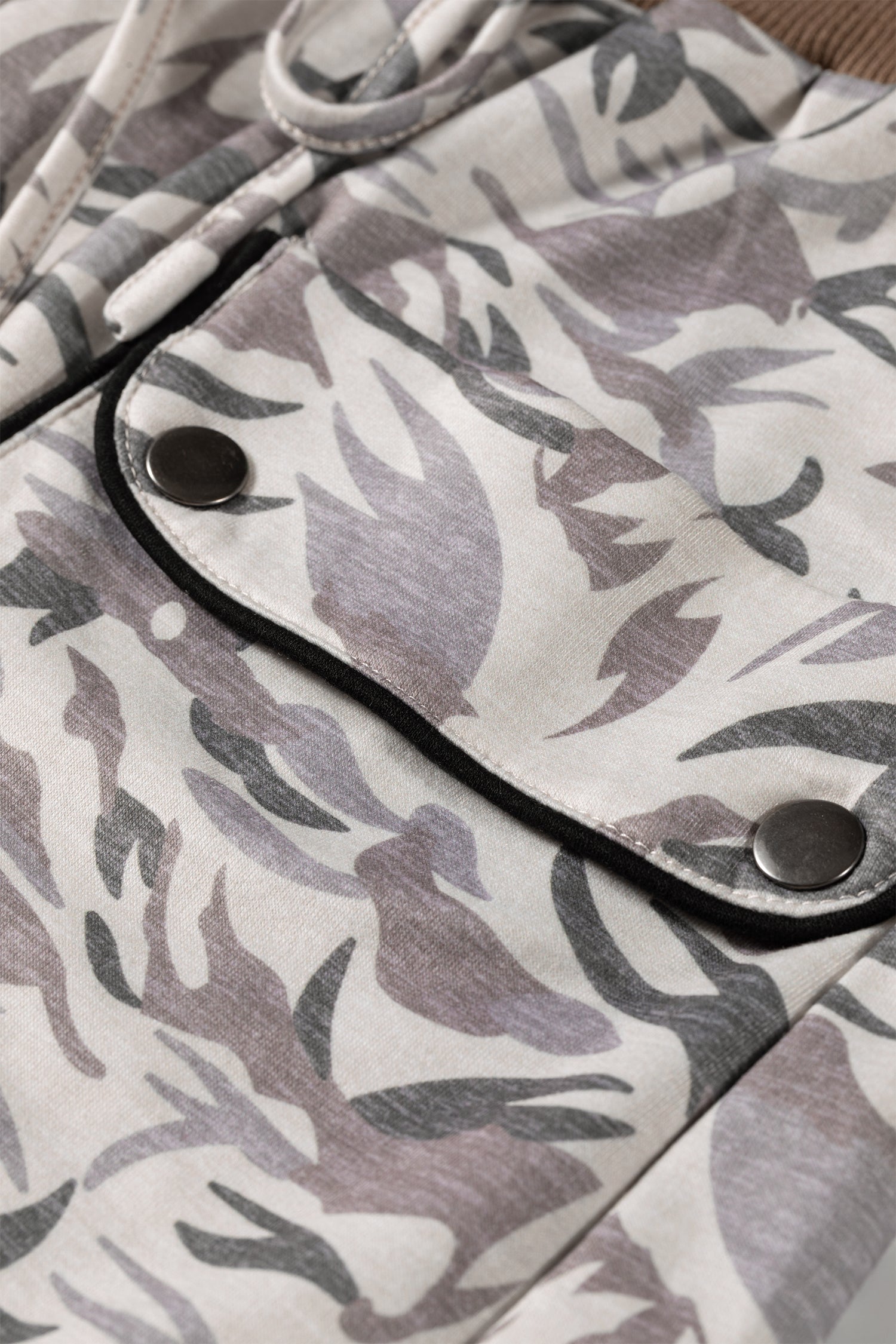 Multicolour Drawstring Contrast Waistband Camouflage Cargo Barrel Pants-Bottoms/Pants & Culotte-[Adult]-[Female]-2022 Online Blue Zone Planet
