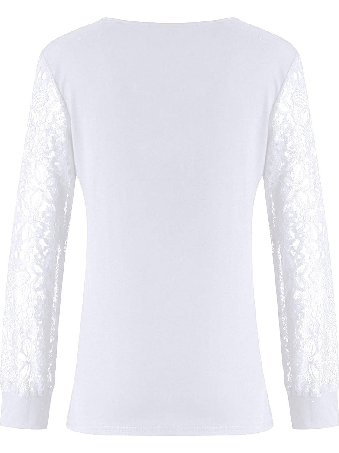 Full Size Lace Detail V-Neck Long Sleeve Blouse-TOPS / DRESSES-[Adult]-[Female]-2022 Online Blue Zone Planet