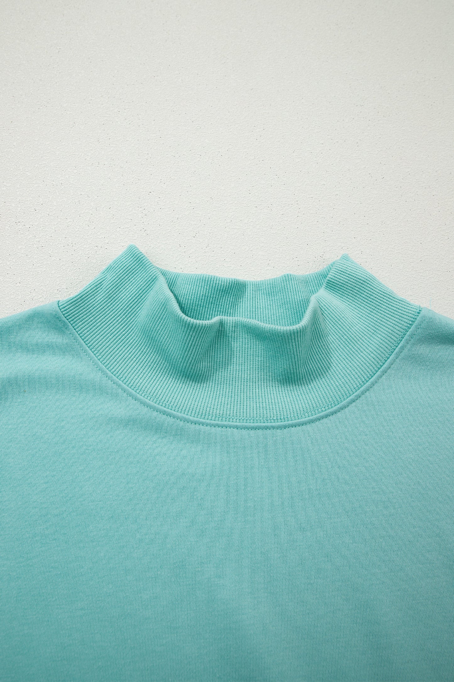 Black Solid Color High Neck Cap Sleeve Loose Top-Tops/Tops & Tees-[Adult]-[Female]-2022 Online Blue Zone Planet