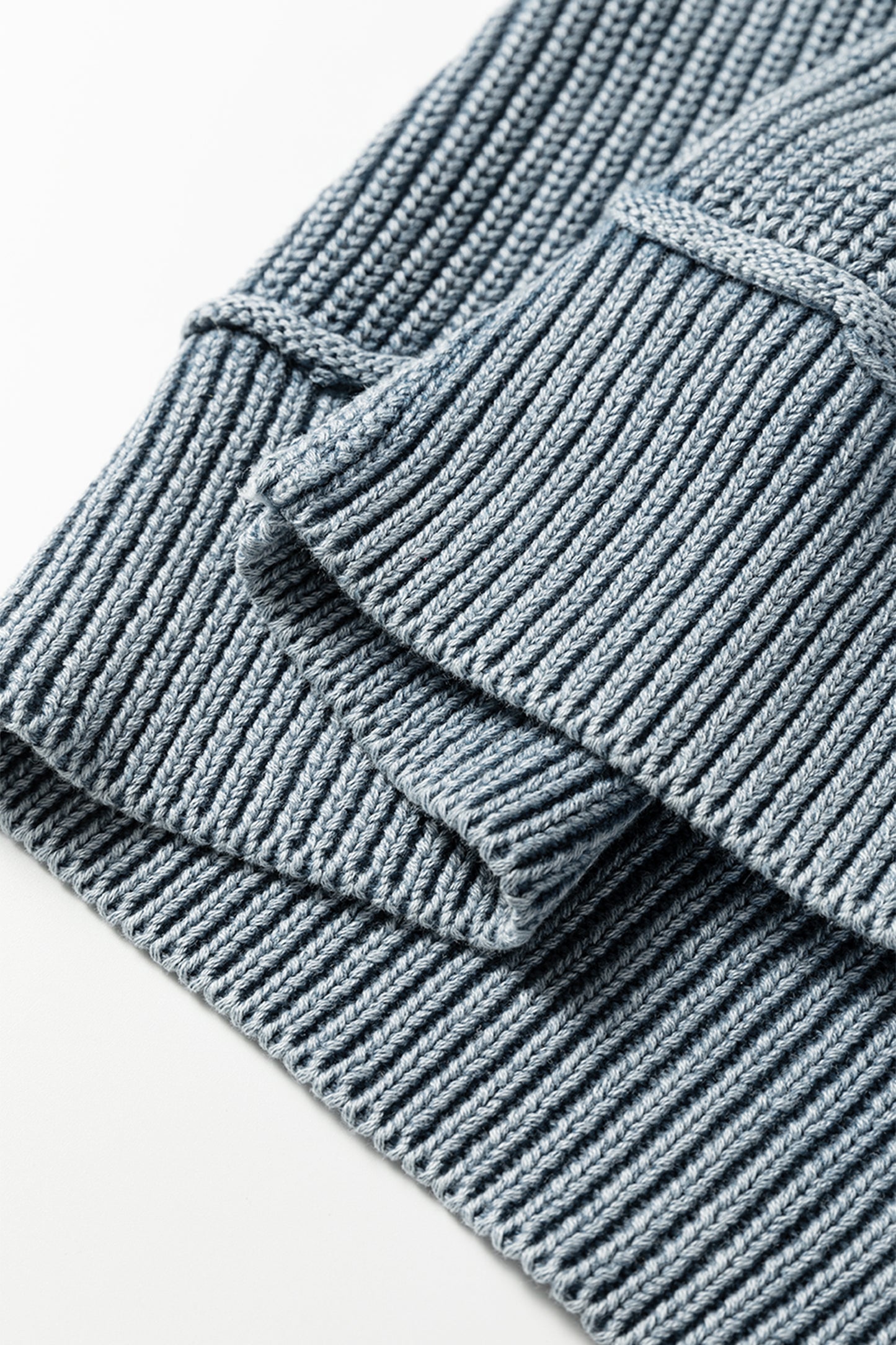 Chestnut Mineral Wash Exposed Seam Patchwork Knit Open Sweater Cardigan-TOPS / DRESSES-[Adult]-[Female]-2022 Online Blue Zone Planet