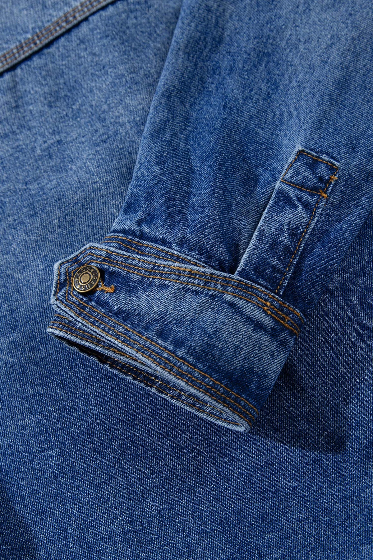 Sail Blue Vintage Wash Western Shift Denim Jacket-Outerwear/Denim jackets-[Adult]-[Female]-2022 Online Blue Zone Planet