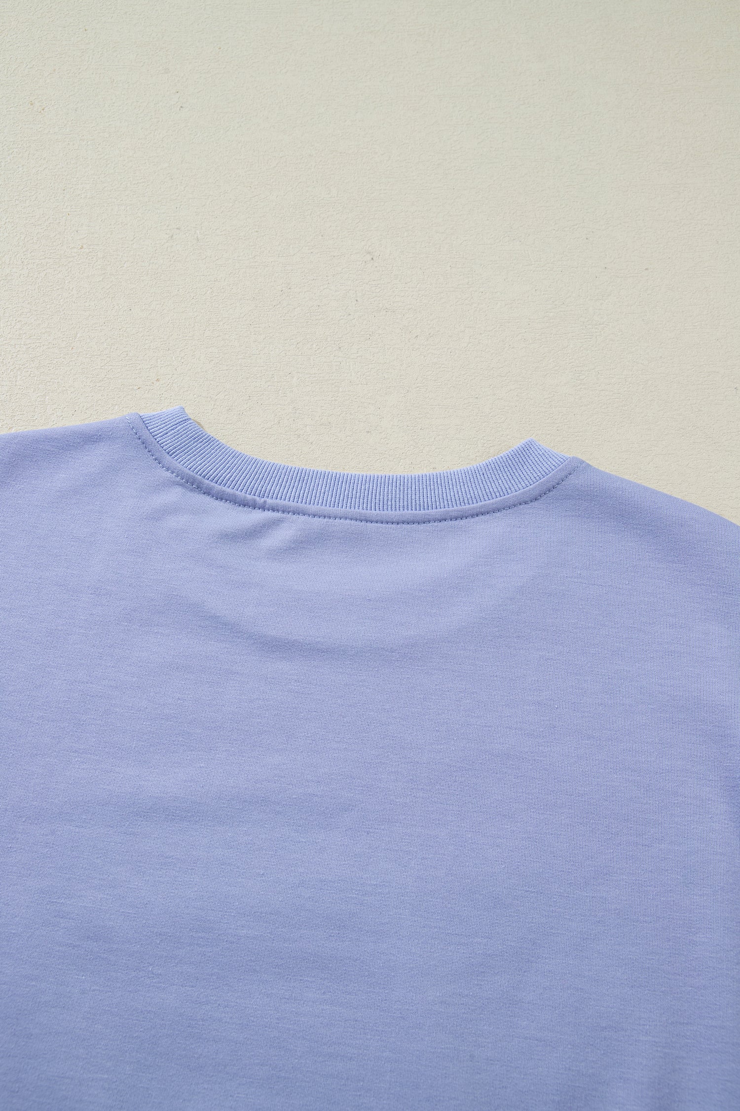 Beau Blue Flounce Long Sleeve Top Drawstring Pants Contrast Velvet Bow Knot 2pcs Lounge Set-Loungewear & Sleepwear/Loungewear-[Adult]-[Female]-2022 Online Blue Zone Planet