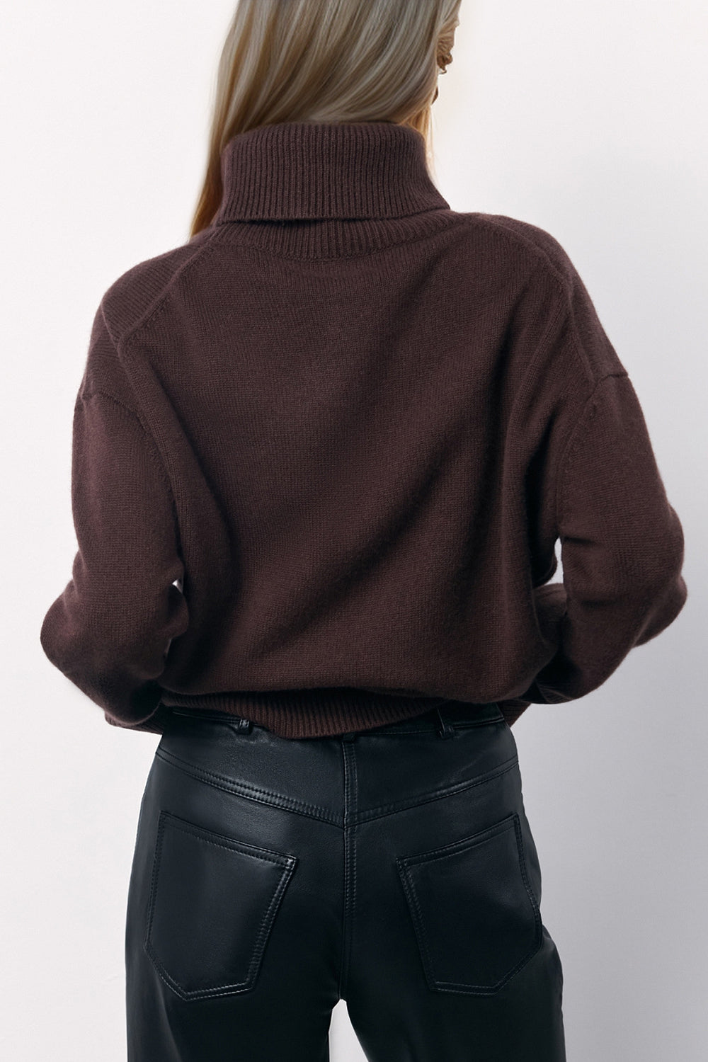 Basic Bae Turtleneck Long Sleeve Dropped Shoulder Sweater-TOPS / DRESSES-[Adult]-[Female]-2022 Online Blue Zone Planet