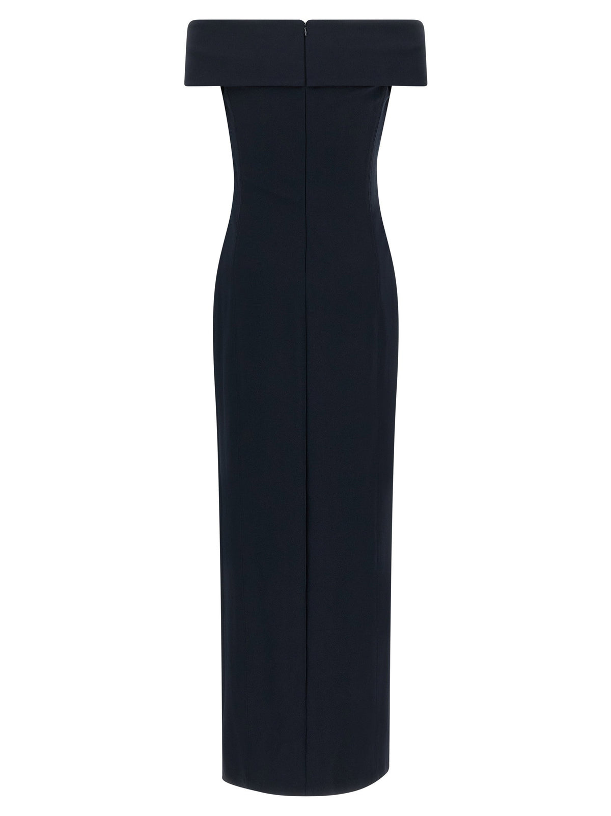 Lauren Ralph Lauren Long Dress With Crossed Neckline-Dresses-[Adult]-[Female]-2022 Online Blue Zone Planet