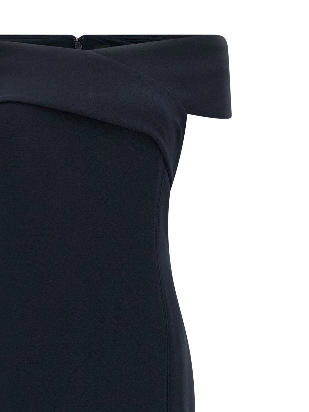 Lauren Ralph Lauren Long Dress With Crossed Neckline-Dresses-[Adult]-[Female]-2022 Online Blue Zone Planet