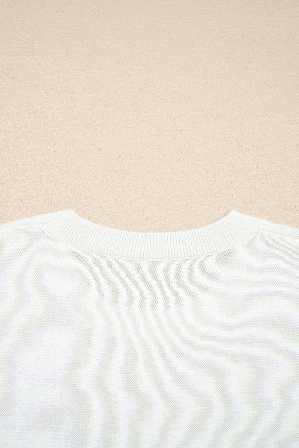White Sequined Game Day Graphic Round Neck Sweater-TOPS / DRESSES-[Adult]-[Female]-2022 Online Blue Zone Planet