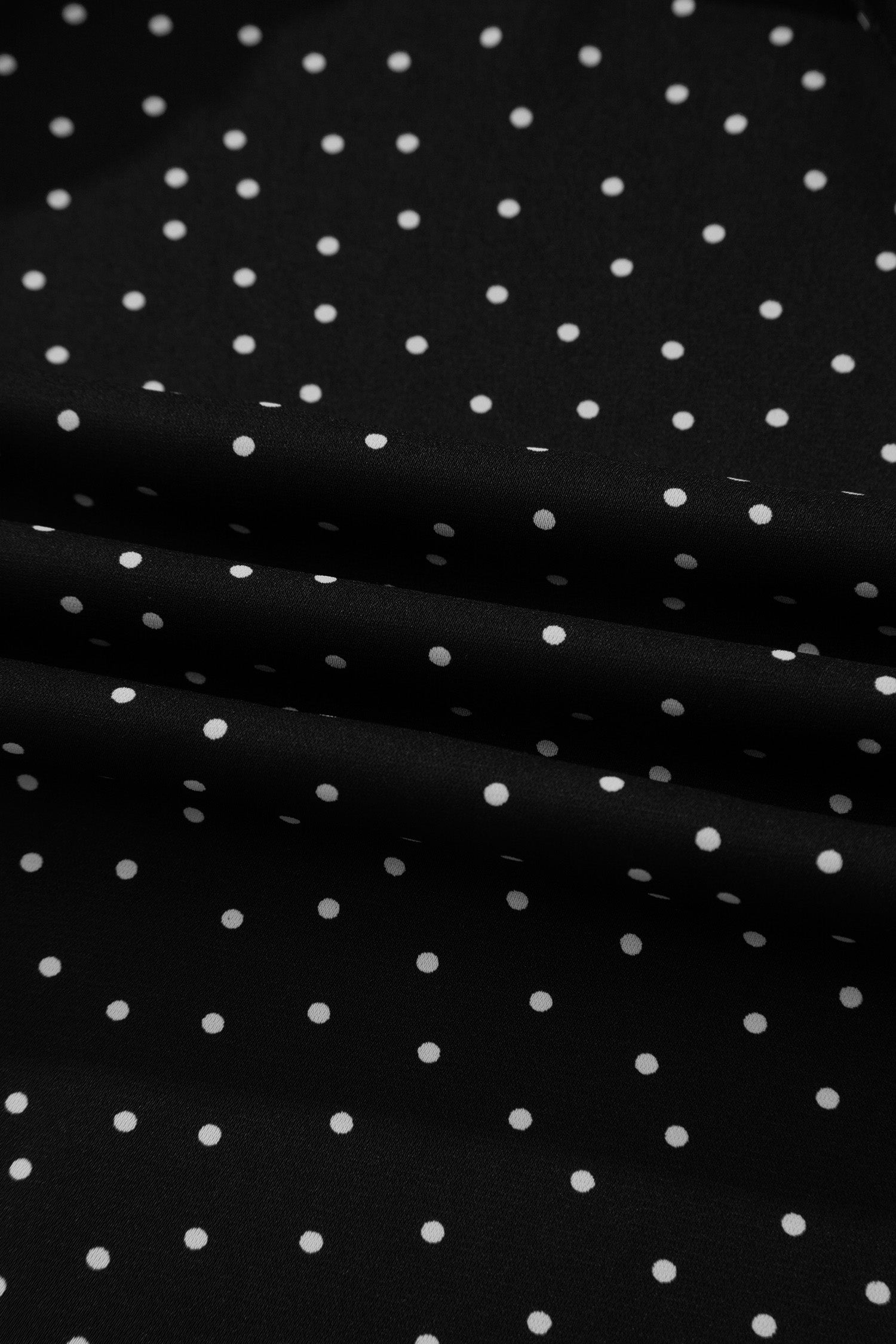 Black Polka Dot Print Lace Trim Wrap Mini Dress-TOPS / DRESSES-[Adult]-[Female]-2022 Online Blue Zone Planet