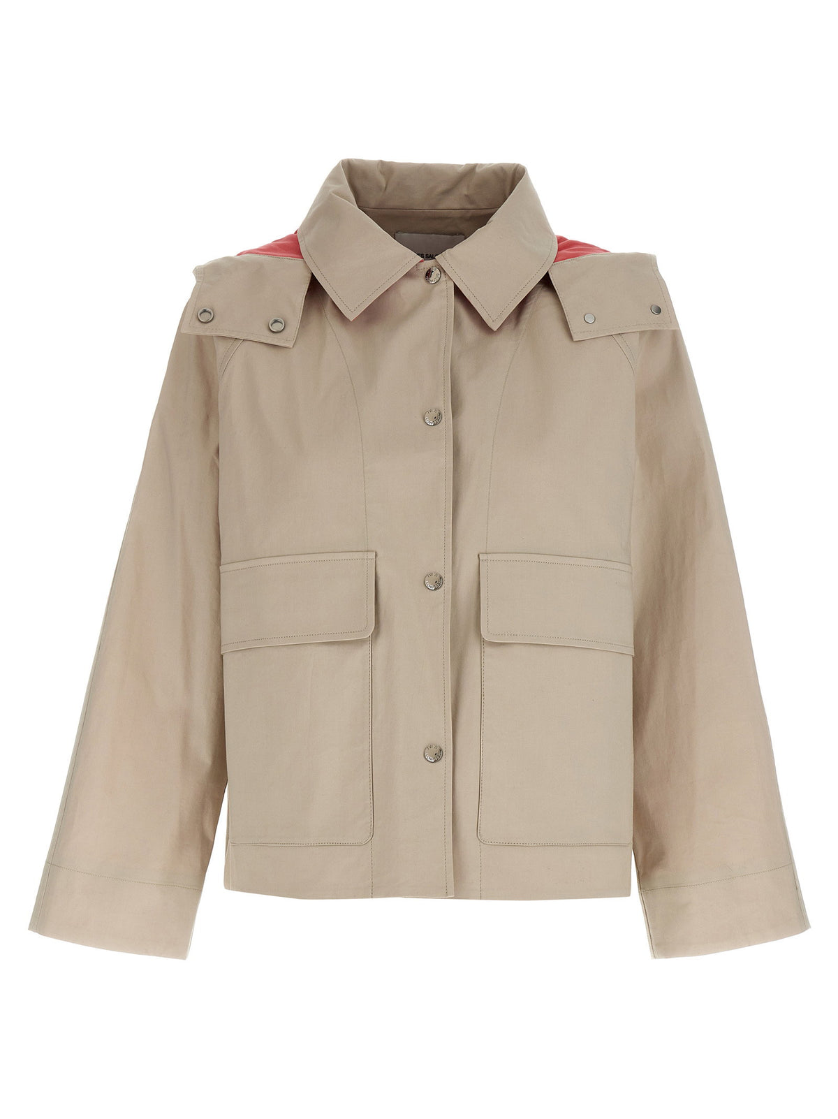 Army Yves Salomon Honolulu Jacket-Tops / Dresses-[Adult]-[Female]-36 FR-Beige-2022 Online Blue Zone Planet