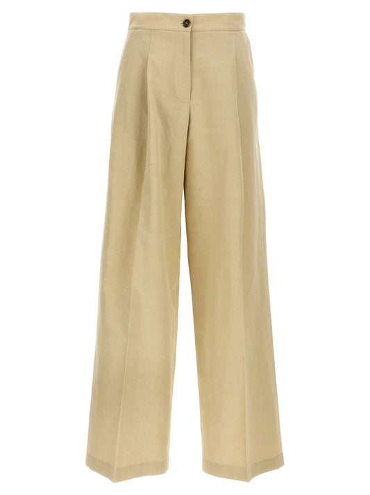 Yves Salomon Linen Trousers