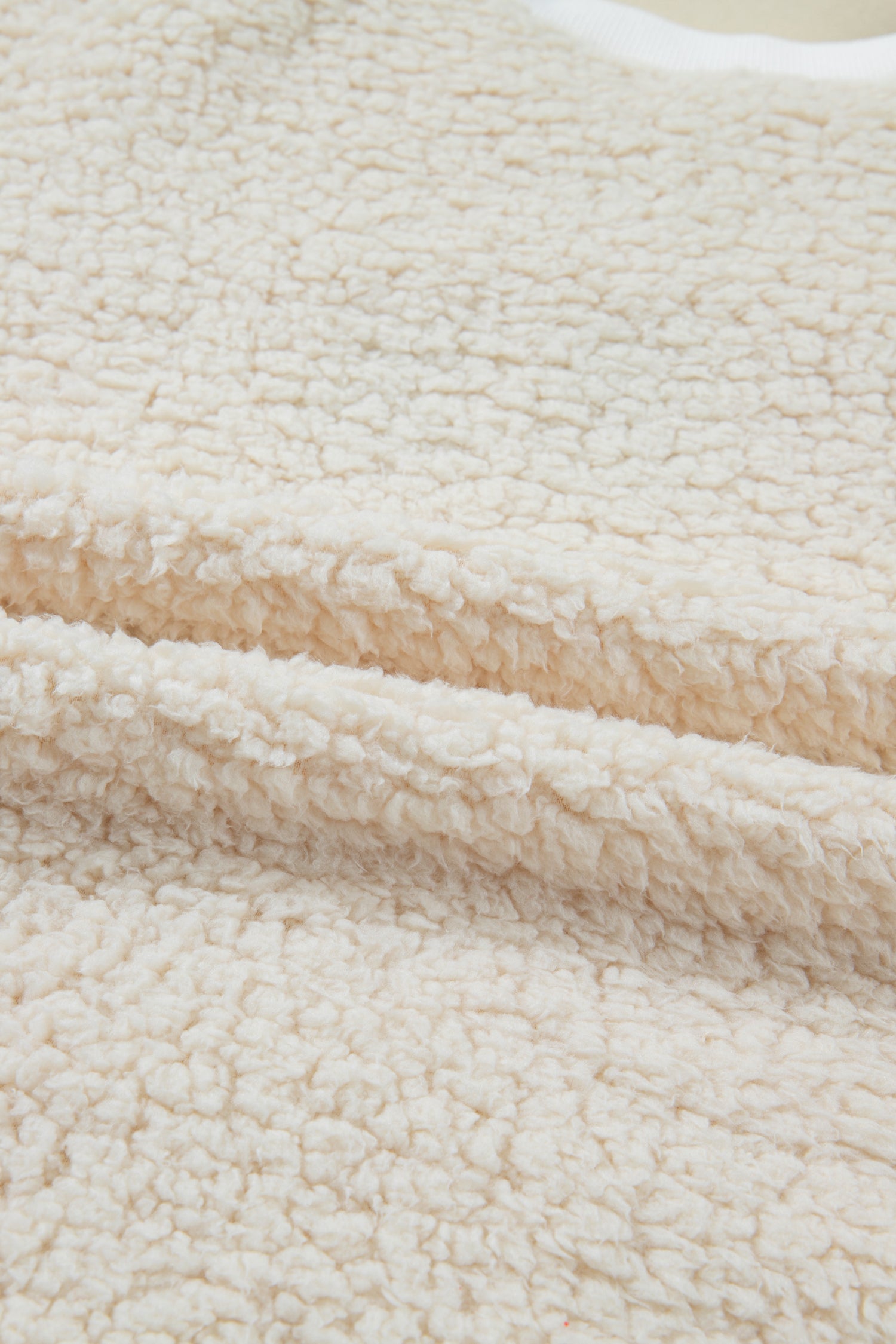 White MERRY CHRISTMAS Multicolor Embroidered Sherpa Pullover Sweatshirt-Tops/Sweatshirts & Hoodies-[Adult]-[Female]-2022 Online Blue Zone Planet