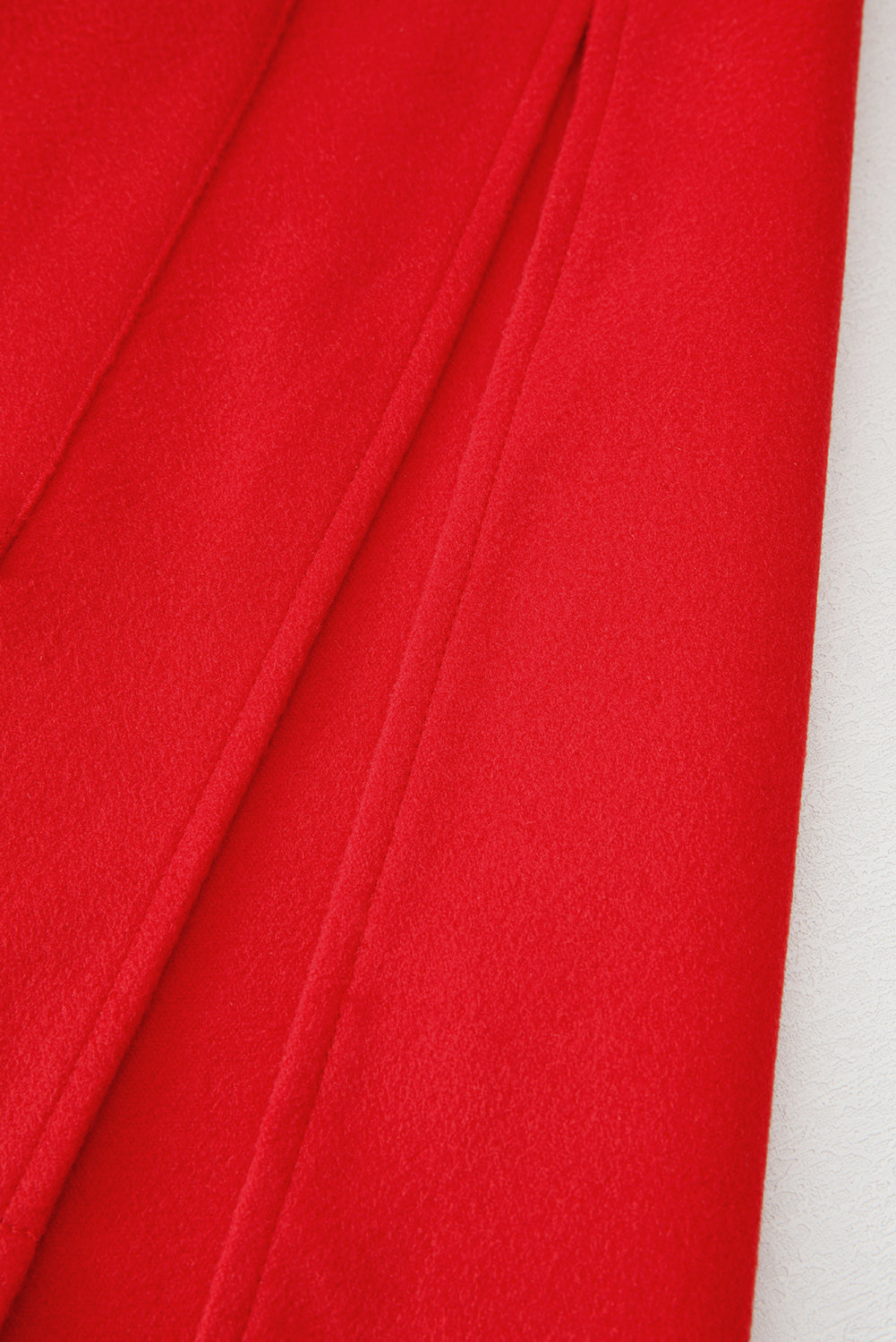 Fiery Red Solid Color Casual Zip up Hooded Coat-Tops / Dresses-[Adult]-[Female]-2022 Online Blue Zone Planet