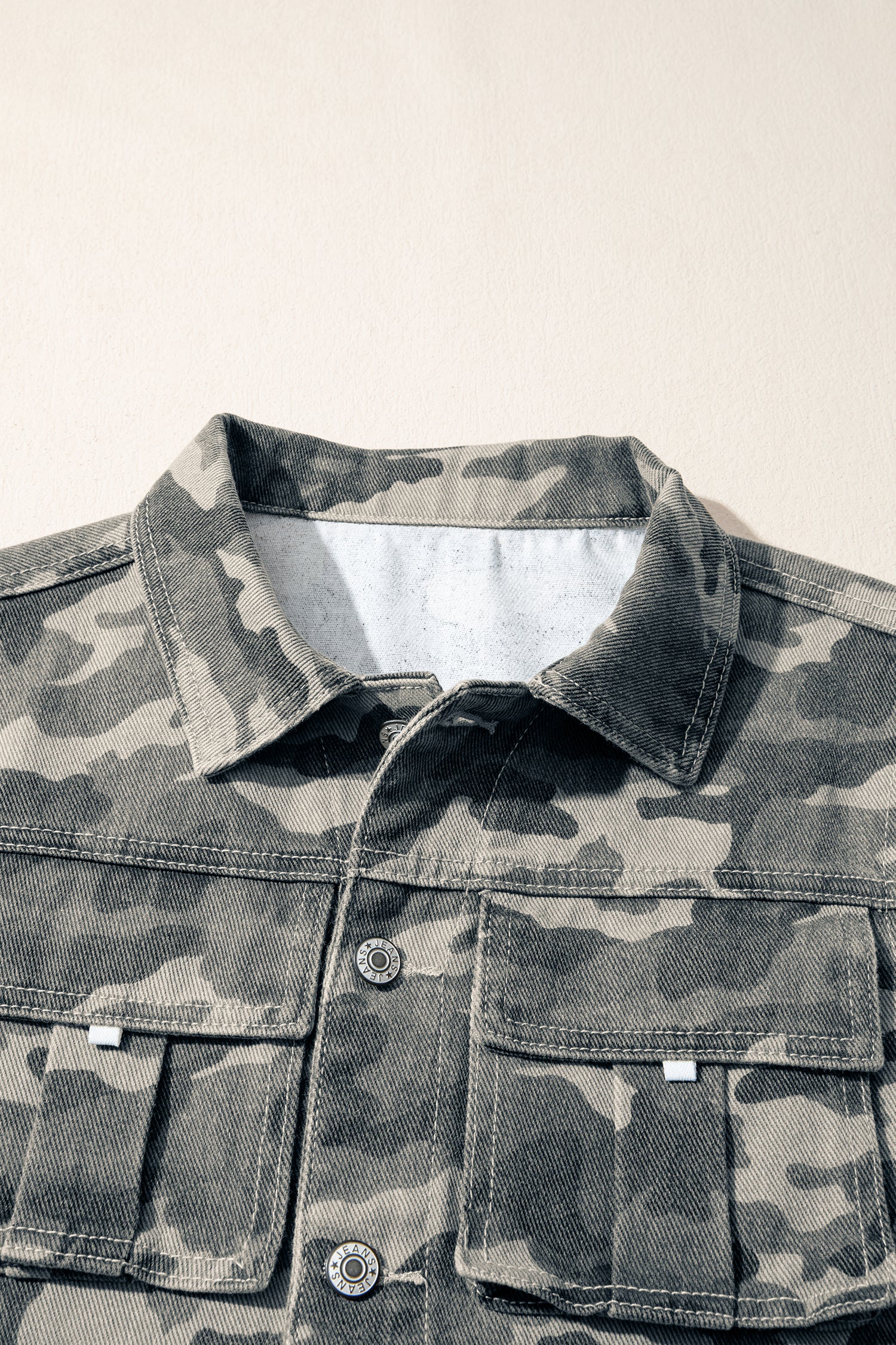 Green Camo Cargo Denim Vest-Outerwear/Vests-[Adult]-[Female]-2022 Online Blue Zone Planet