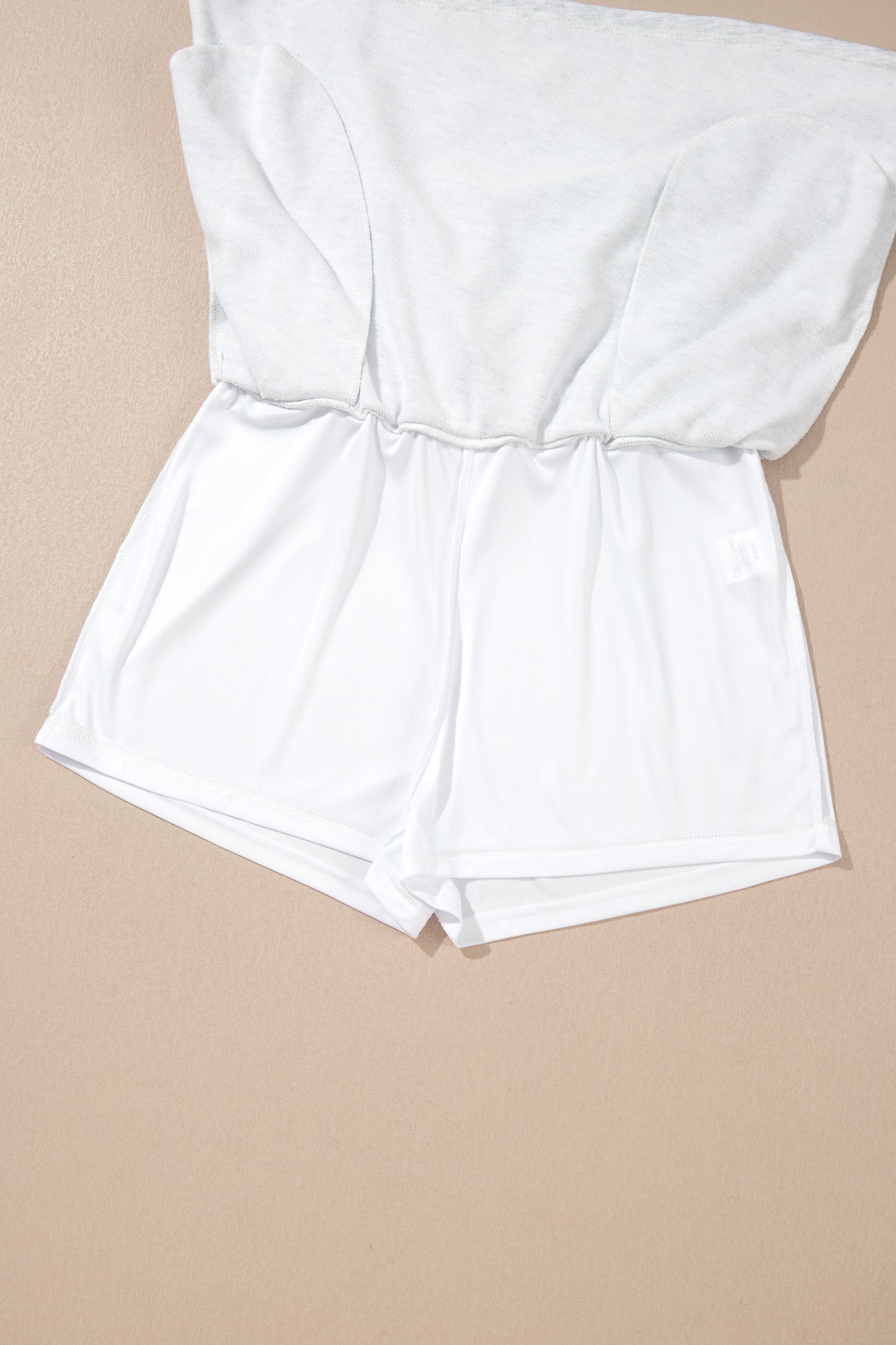 Light Grey Long Sleeve Zip-Up Top Elastic Waist Skort Set-Two Piece Sets/Two Piece Dresses-[Adult]-[Female]-2022 Online Blue Zone Planet