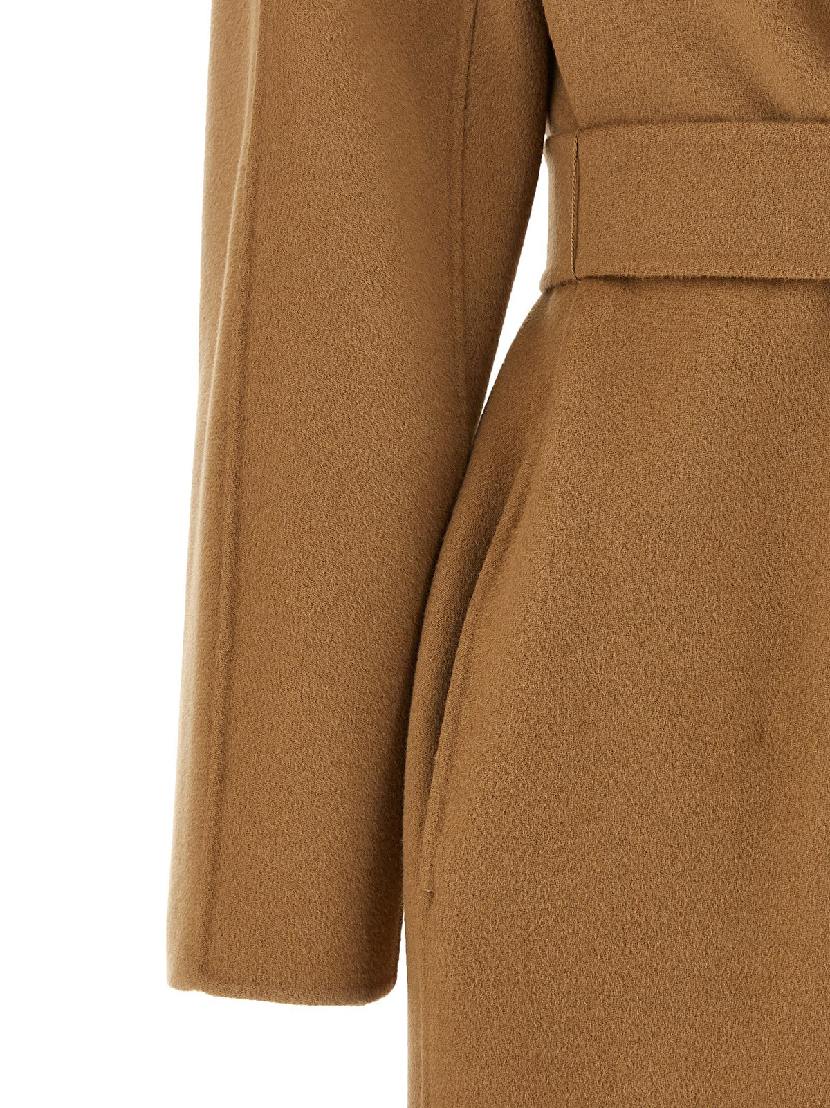 Max Mara Studio Cles Dressing Gown Coat-TOPS / DRESSES-[Adult]-[Female]-2022 Online Blue Zone Planet