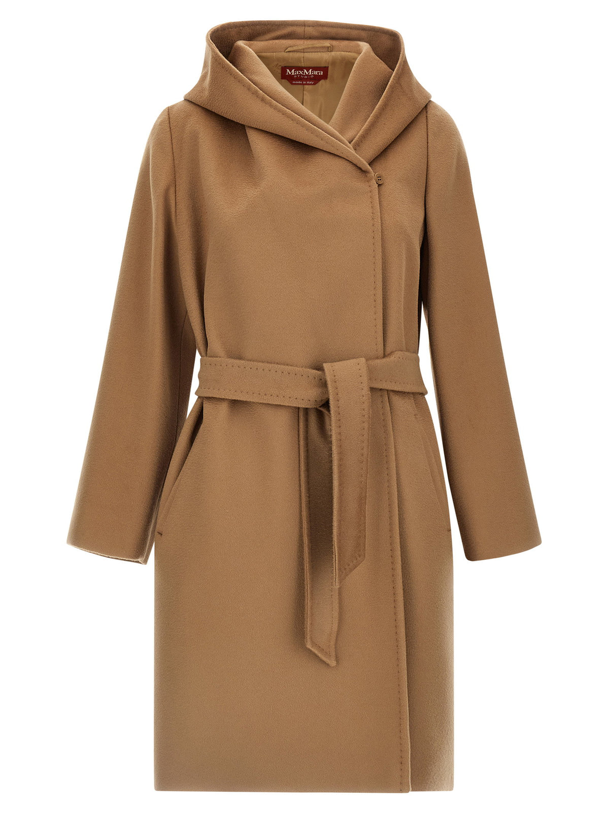 Max Mara Studio New Mang Coat-Coats-[Adult]-[Female]-38 IT-Brown-2022 Online Blue Zone Planet