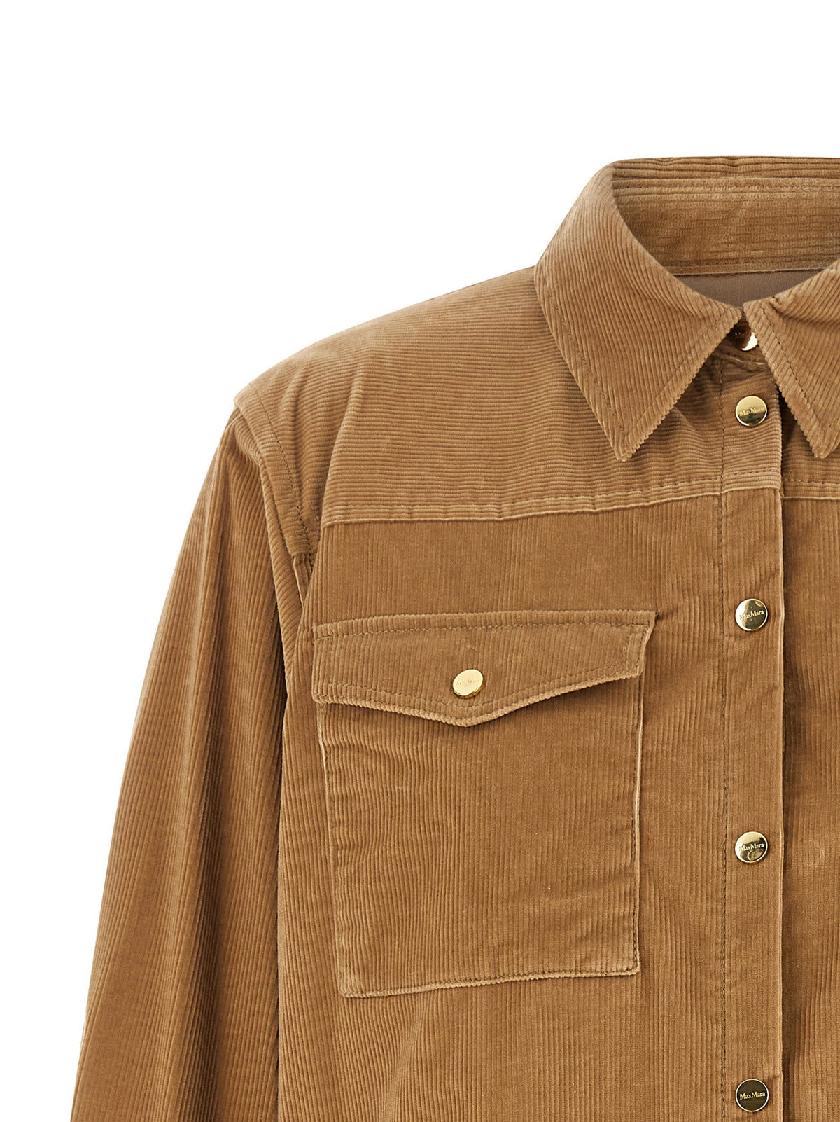 Max Mara Studio Mstrivolo Overshirt-Jackets-[Adult]-[Female]-2022 Online Blue Zone Planet