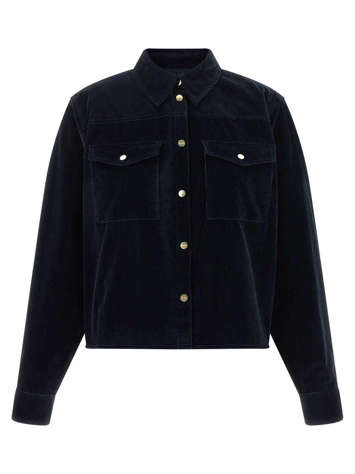 Max Mara Studio Mstrivolo Overshirt-Jackets-[Adult]-[Female]-40 IT-Blue-2022 Online Blue Zone Planet