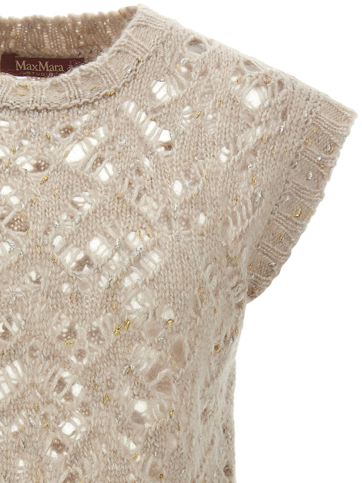 Max Mara Studio Albero Vest-TOPS / DRESSES-[Adult]-[Female]-2022 Online Blue Zone Planet