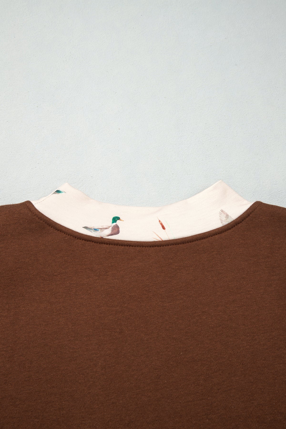Coffee Western Contrast Detail Letter Graphic Baggy Sweatshirt-Tops/Sweatshirts & Hoodies-[Adult]-[Female]-2022 Online Blue Zone Planet