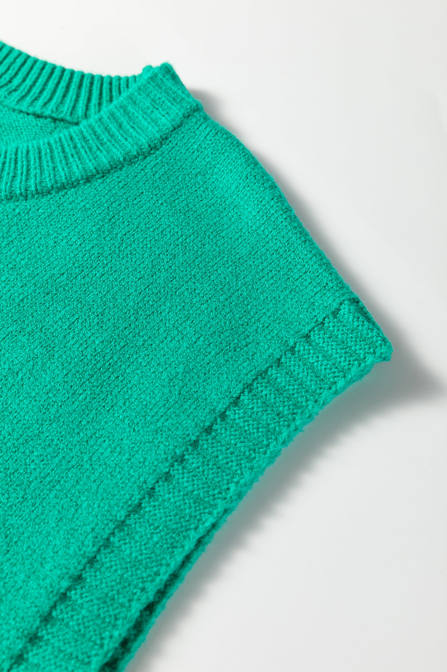 Bright Green Horse Bit Embroidered Loose Short Sleeve Sweater-TOPS / DRESSES-[Adult]-[Female]-2022 Online Blue Zone Planet