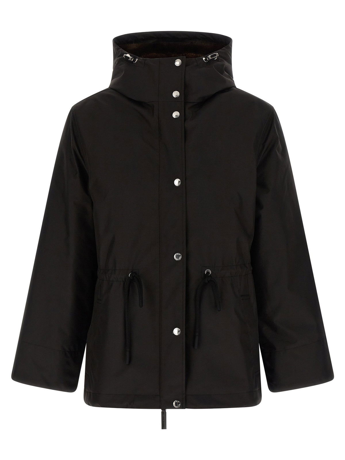 Army Yves Salomon 2-in-1 Parka-Tops / Dresses-[Adult]-[Female]-40 FR-Black-2022 Online Blue Zone Planet