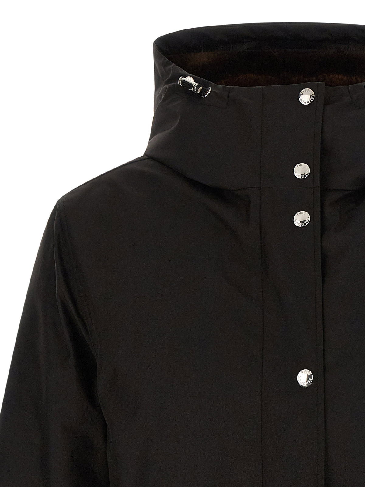 Army Yves Salomon 2-in-1 Parka-Tops / Dresses-[Adult]-[Female]-2022 Online Blue Zone Planet