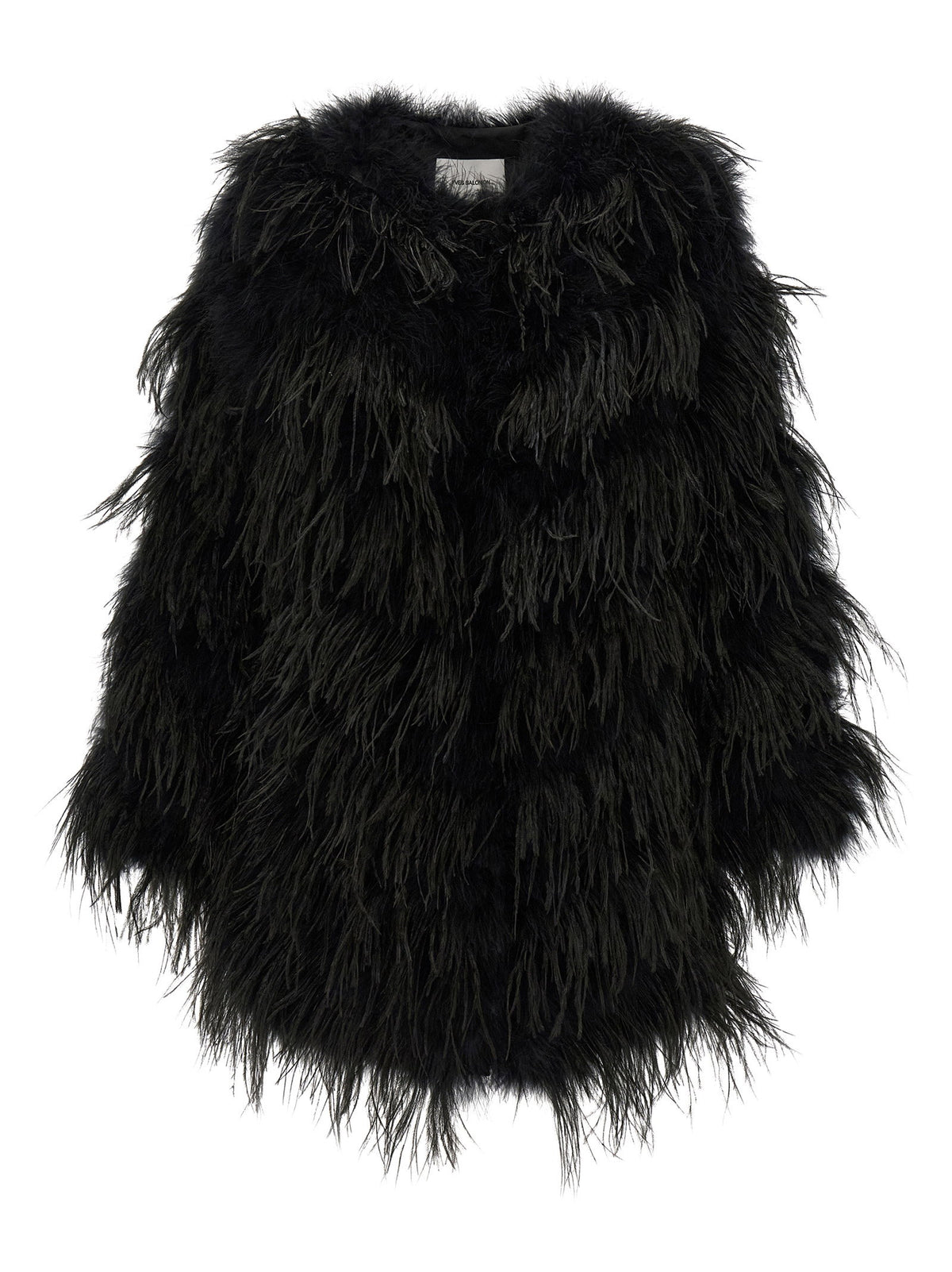 Yves Salomon Feather Caban-Coats-[Adult]-[Female]-38 FR-Black-2022 Online Blue Zone Planet