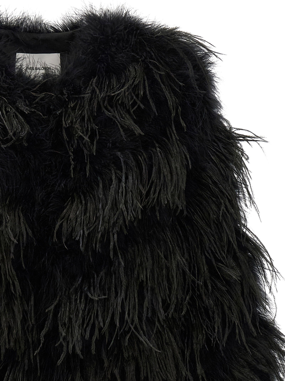 Yves Salomon Feather Caban-Coats-[Adult]-[Female]-2022 Online Blue Zone Planet