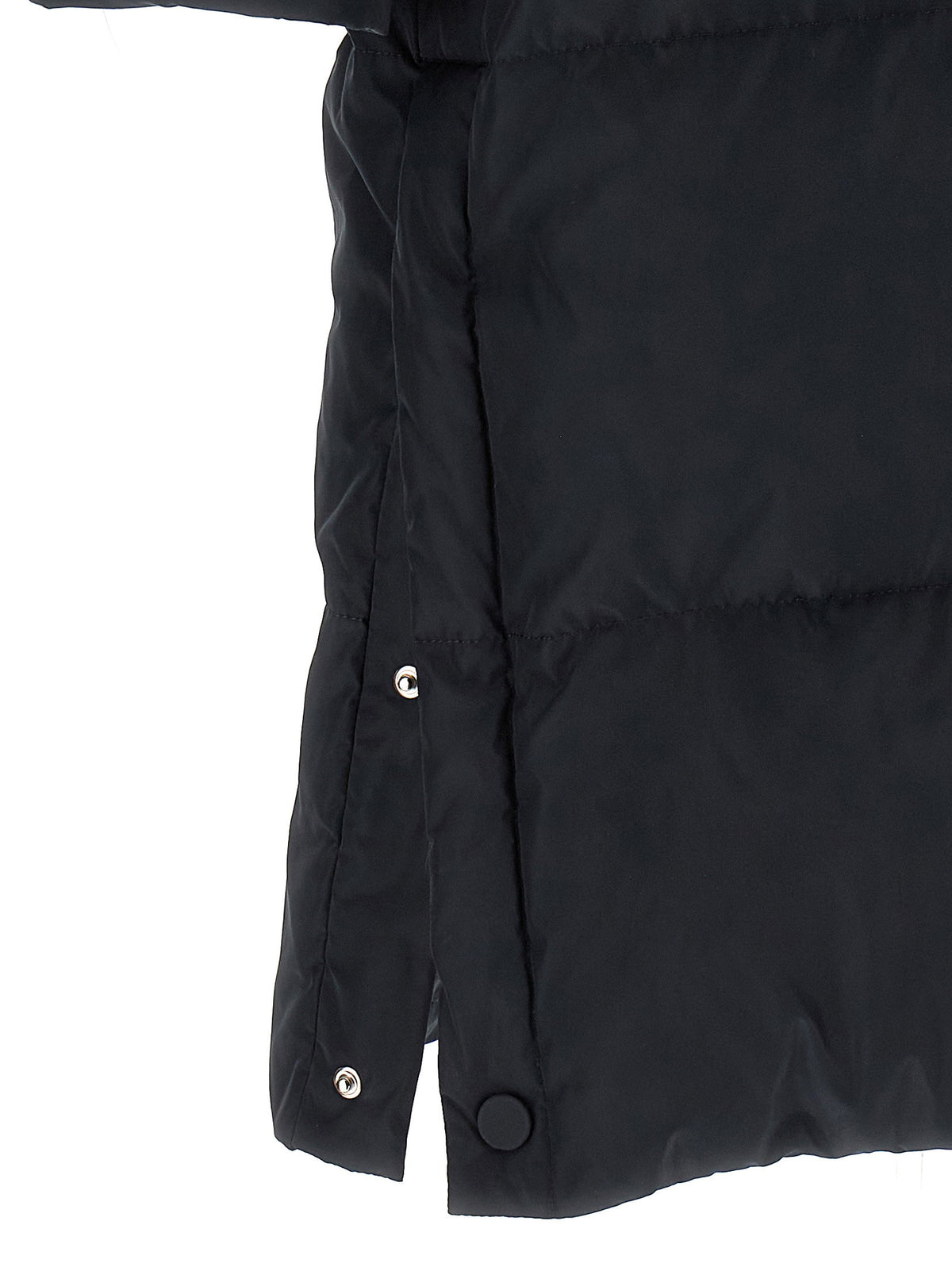 Army Yves Salomon Fox Fur Finishing Down Jacket-Tops / Dresses-[Adult]-[Female]-2022 Online Blue Zone Planet