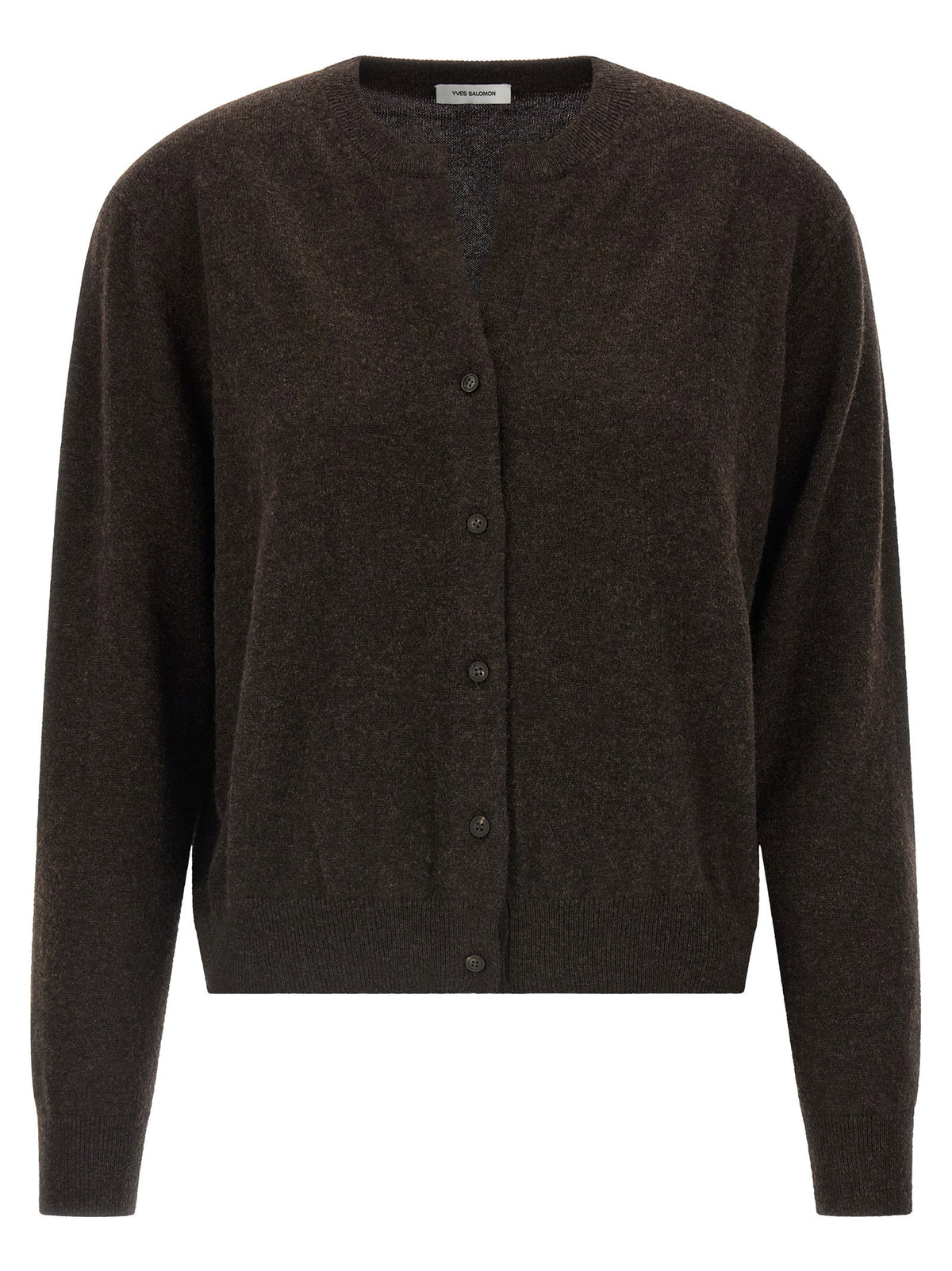 Yves Salomon Cashmere Cardigan-Topwear-[Adult]-[Female]-L-Brown-2022 Online Blue Zone Planet