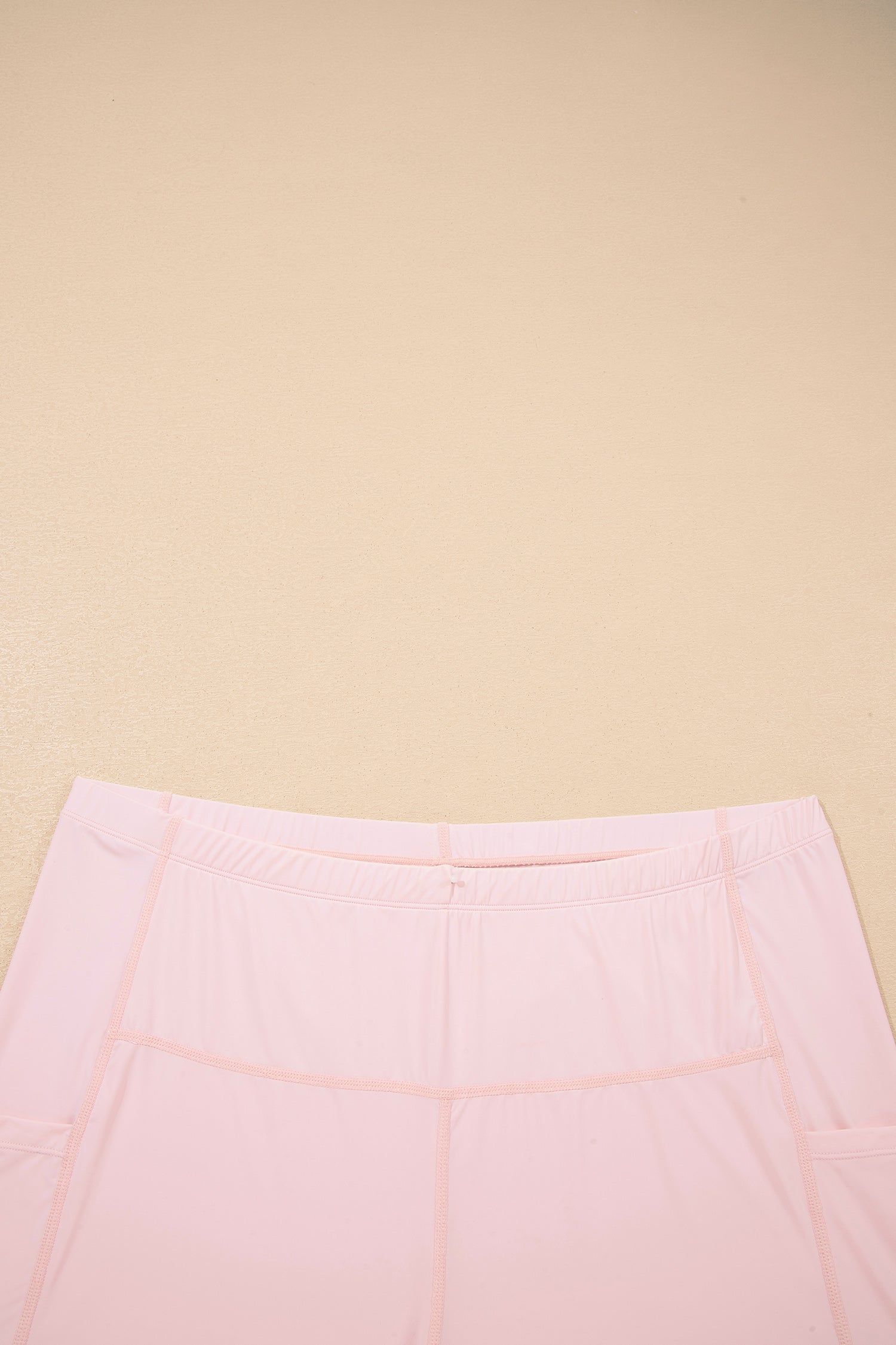 Pink Plus Size Build-in Shorts Sleeveless Dress With Short Two Piece Set-TOPS / DRESSES-[Adult]-[Female]-2022 Online Blue Zone Planet
