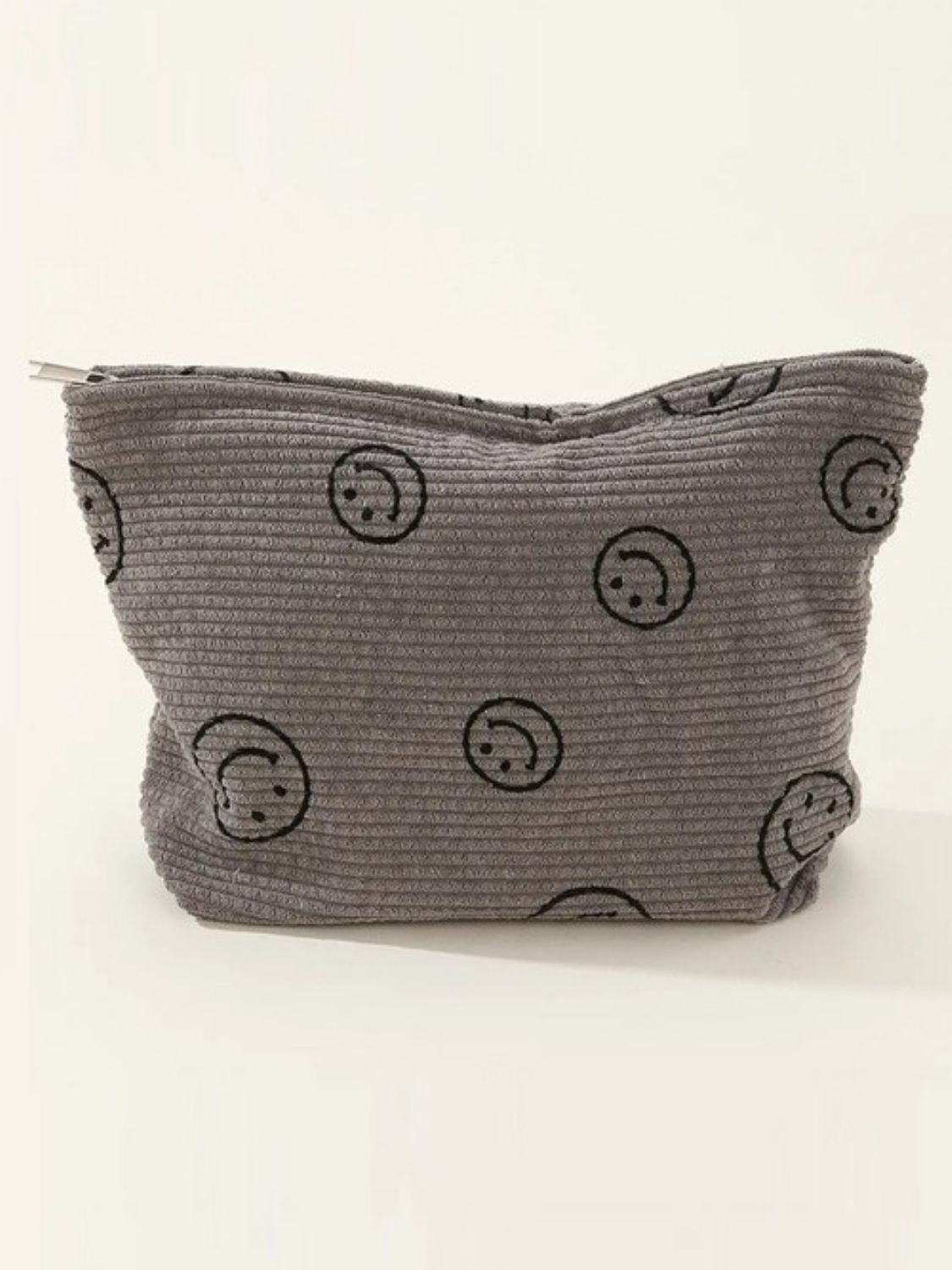 Blue Zone Planet | Zenana Corduroy Smile Clutch Bag-TOPS / DRESSES-[Adult]-[Female]-Dark Gray-One Size-2022 Online Blue Zone Planet