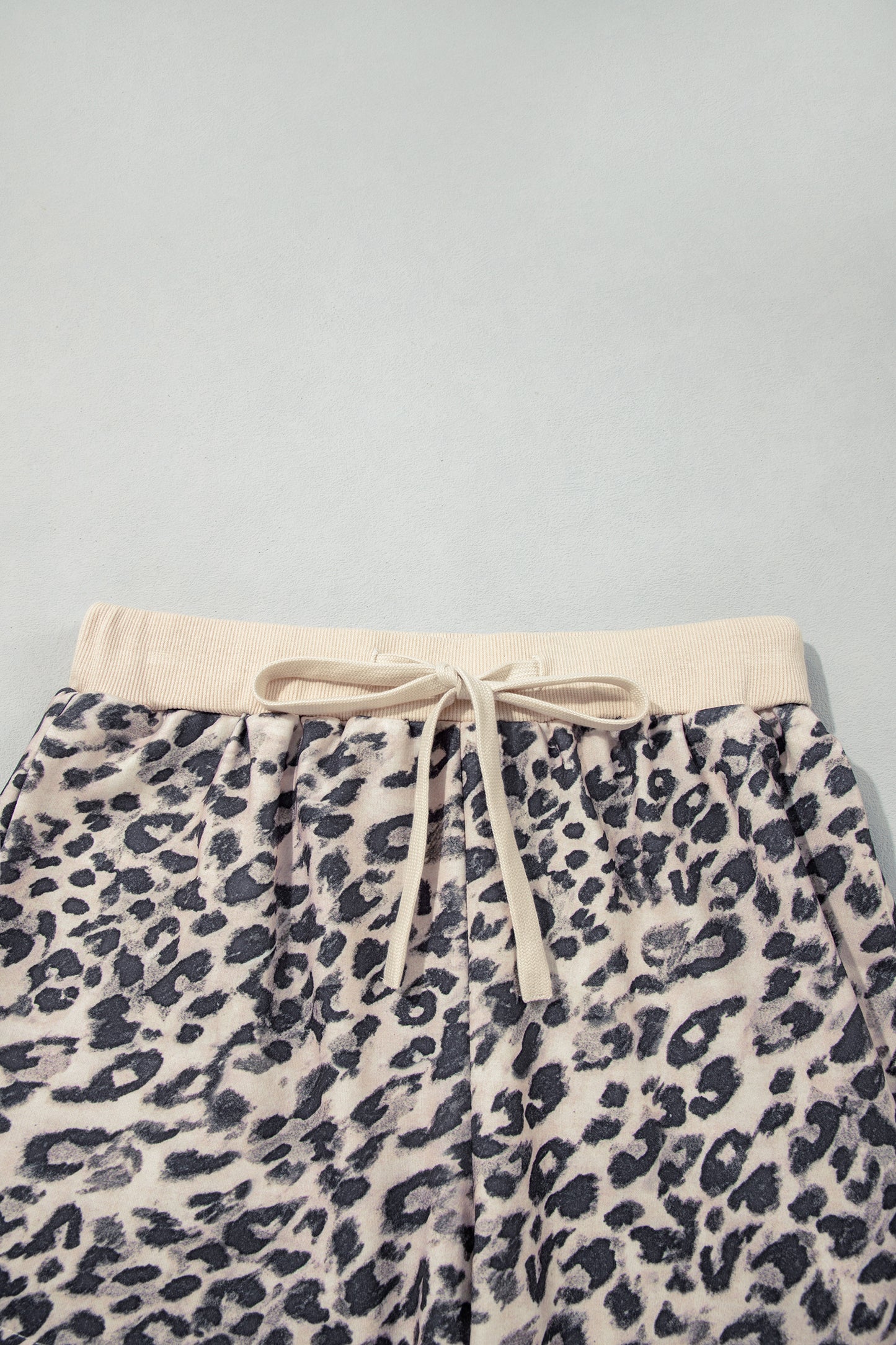 Multicolour Leopard Zip-Up Hooded Drawstring Pant Set-Two Piece Sets/Short Sets-[Adult]-[Female]-2022 Online Blue Zone Planet