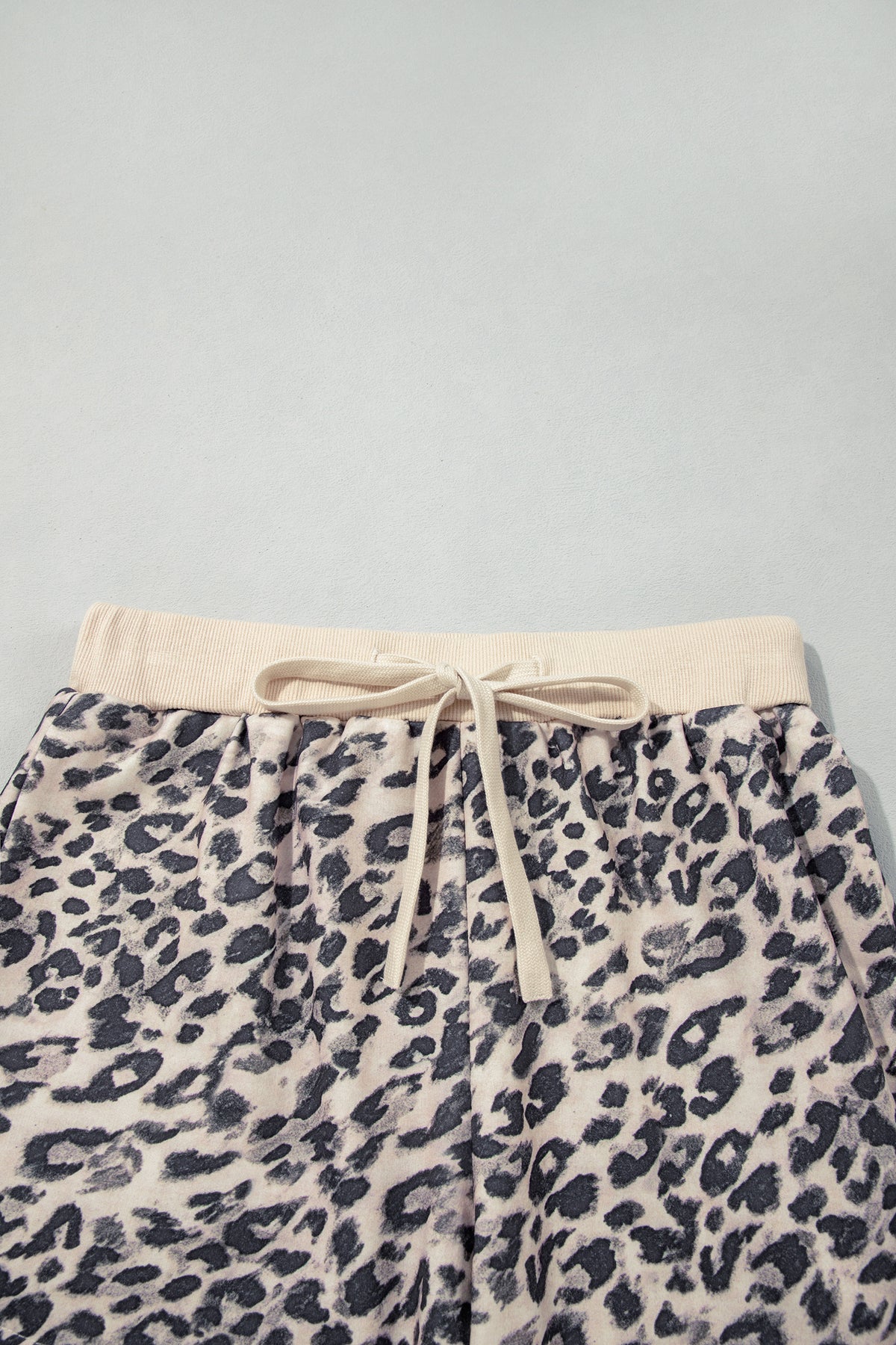 Multicolour Leopard Zip-Up Hooded Drawstring Pant Set-Two Piece Sets/Short Sets-[Adult]-[Female]-2022 Online Blue Zone Planet