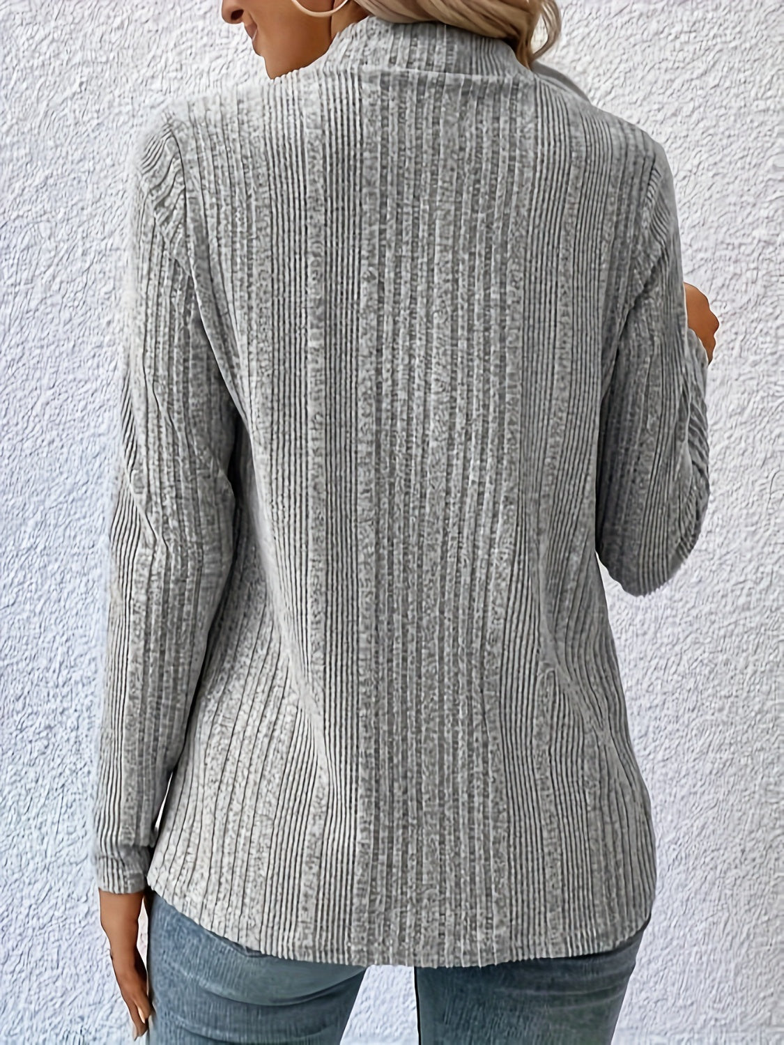 Open Front Long Sleeve Cardigan-TOPS / DRESSES-[Adult]-[Female]-2022 Online Blue Zone Planet