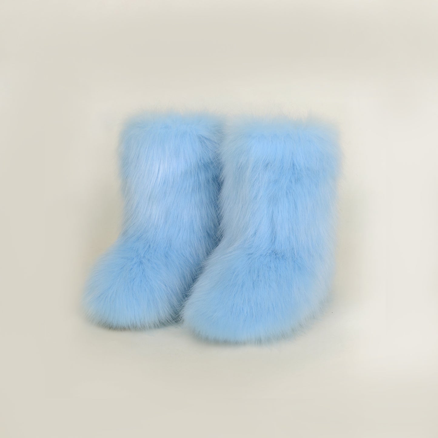 Blue Zone Planet | Thermal Fuzzy Platform Boots-TOPS / DRESSES-[Adult]-[Female]-Pastel Blue-36(US5)-2022 Online Blue Zone Planet