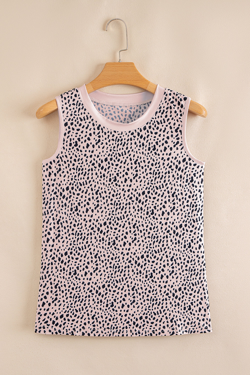 Gray Tie-dye Stripes Round Neck Tank Top-Tops/Tank Tops-[Adult]-[Female]-2022 Online Blue Zone Planet