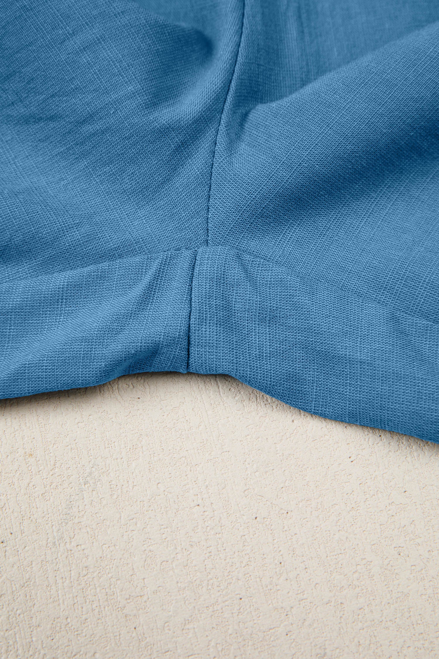 Prussian Blue Smocked Waist Casual Jogger Style Pants-Tops / Dresses-[Adult]-[Female]-2022 Online Blue Zone Planet