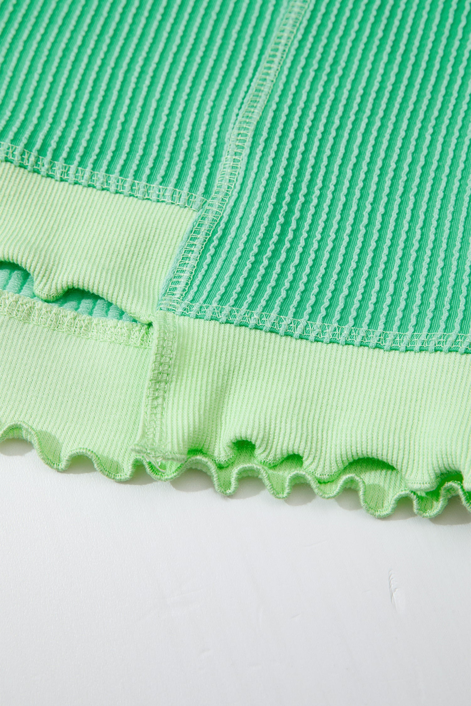 Mint Green Oversize Twist Ribbed Polo T Shirt Dress-TOPS / DRESSES-[Adult]-[Female]-2022 Online Blue Zone Planet