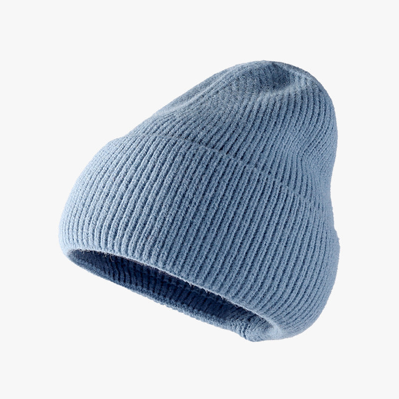 Thermal Solid Knit Hat-HATS-[Adult]-[Female]-Light Blue-One Size-2022 Online Blue Zone Planet