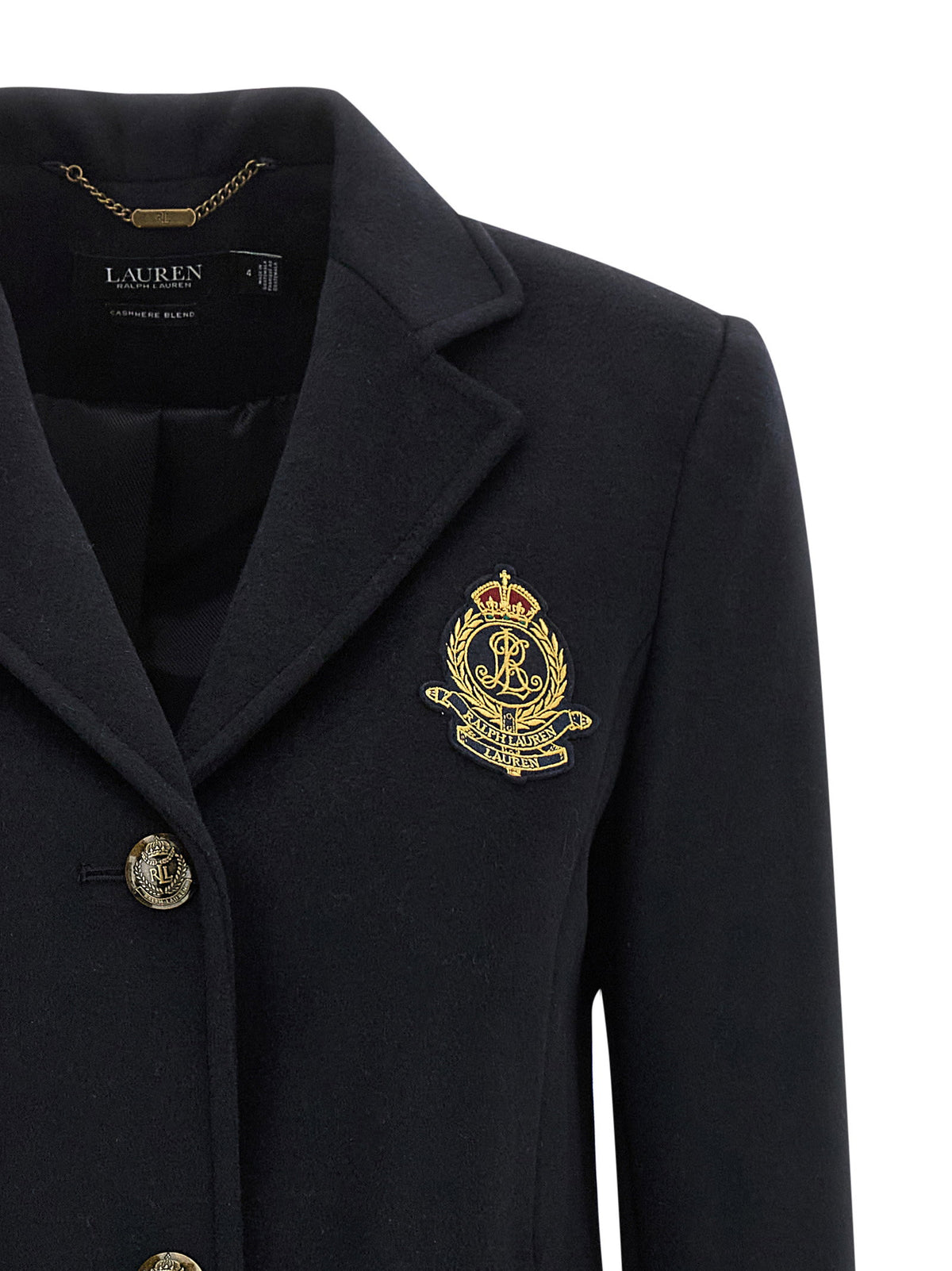 Lauren Ralph Lauren Coat With Embroidery-Coats-[Adult]-[Female]-2022 Online Blue Zone Planet