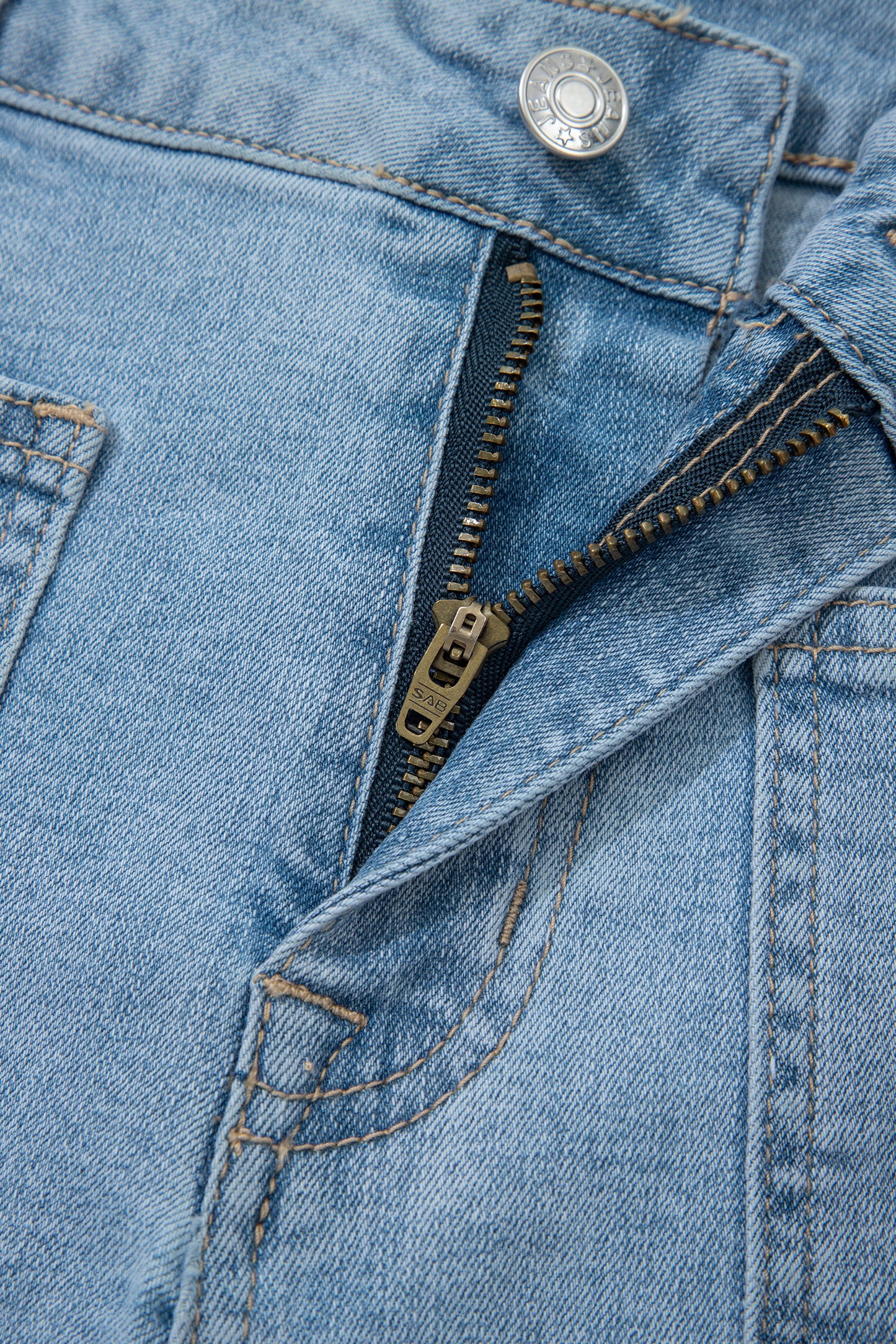 Myosotis High Rise Patch Pocket Denim Shorts-Bottoms/Denim Shorts-[Adult]-[Female]-2022 Online Blue Zone Planet