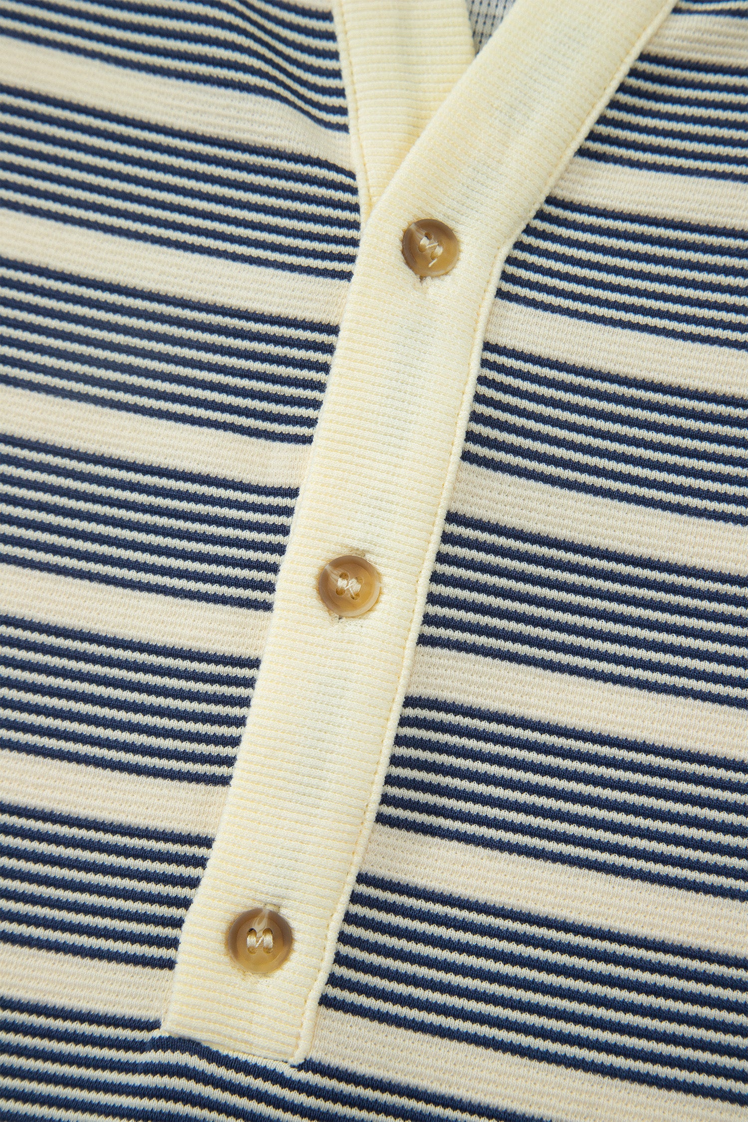 Blue Stripe Plus Size Contrast Trim Button V Neck Ruffle Sleeve Shift Dress-TOPS / DRESSES-[Adult]-[Female]-2022 Online Blue Zone Planet